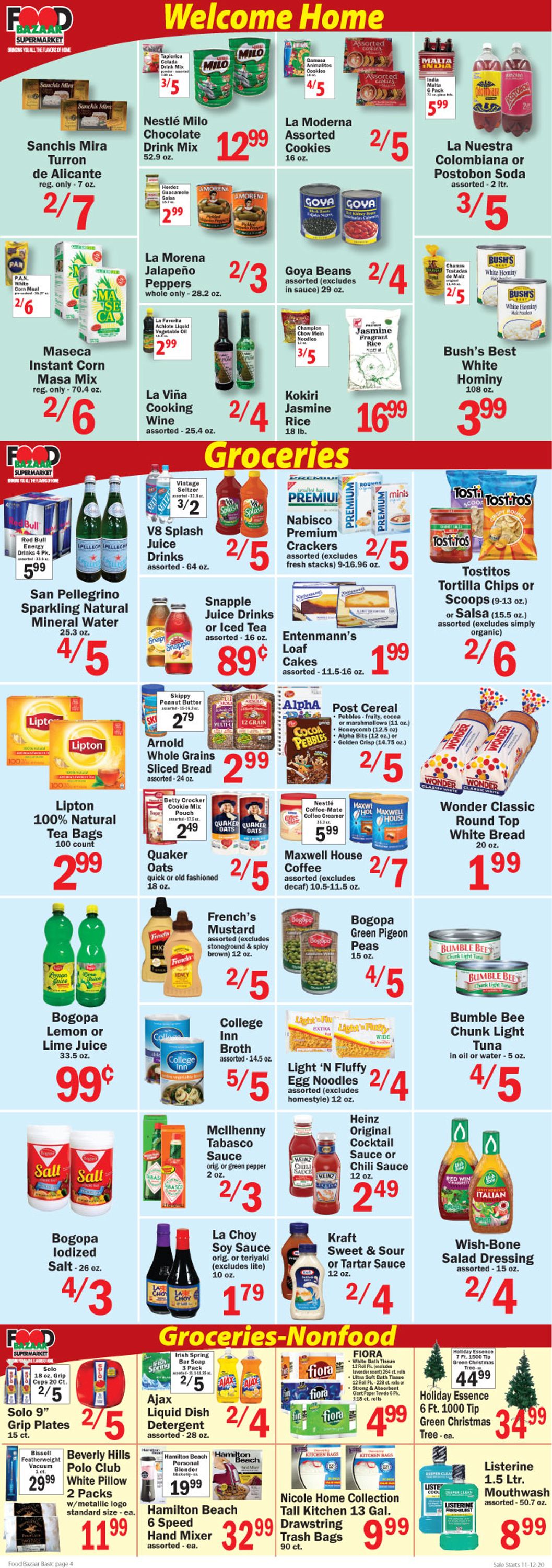 Food Bazaar Weekly Ad Circular - valid 11/12-11/18/2020 (Page 4)
