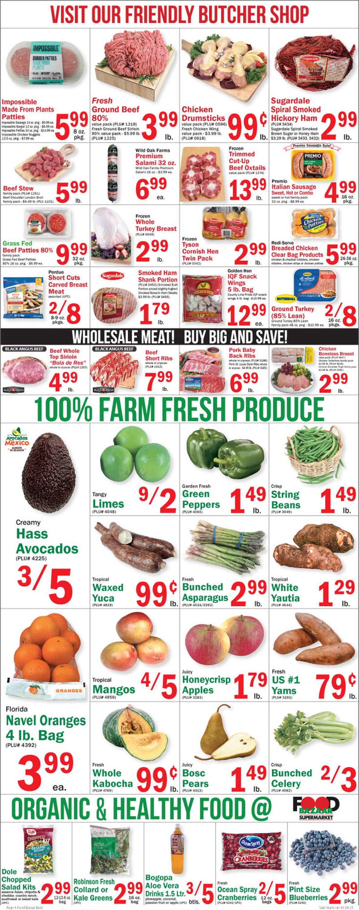 Food Bazaar Weekly Ad Circular - valid 10/28-11/03/2021 (Page 4)
