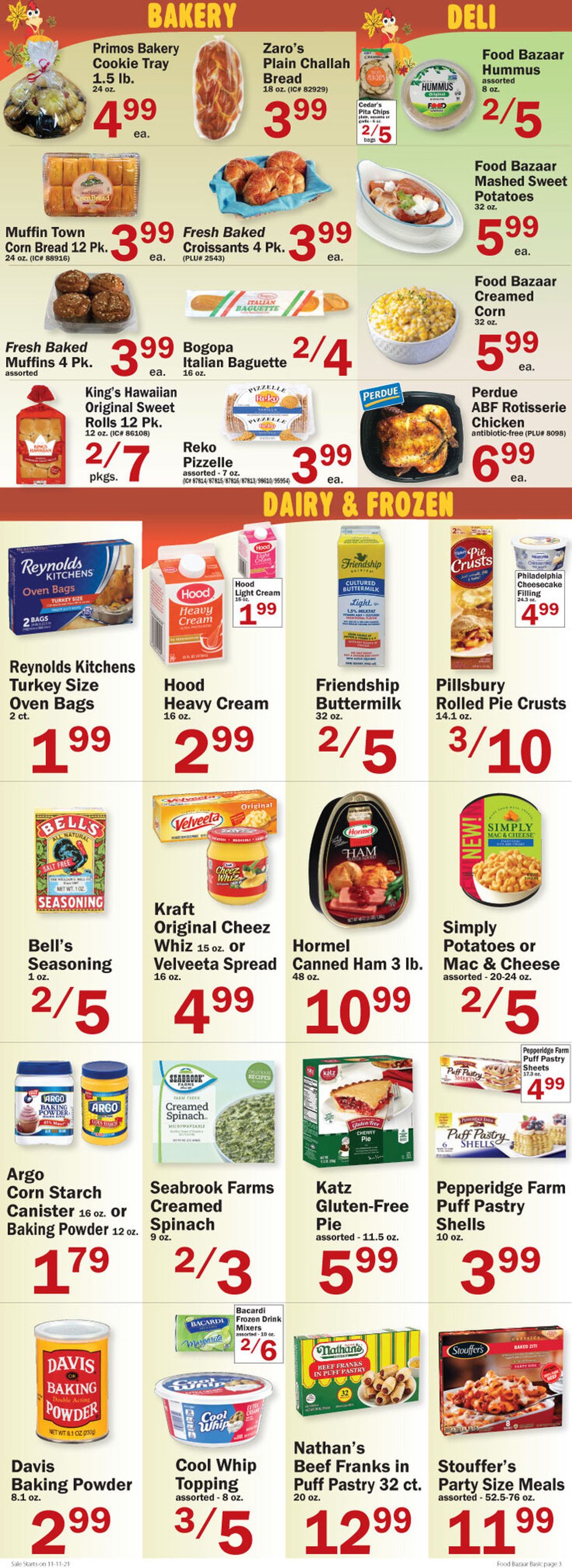 Food Bazaar Weekly Ad Circular - valid 11/11-11/17/2021 (Page 3)