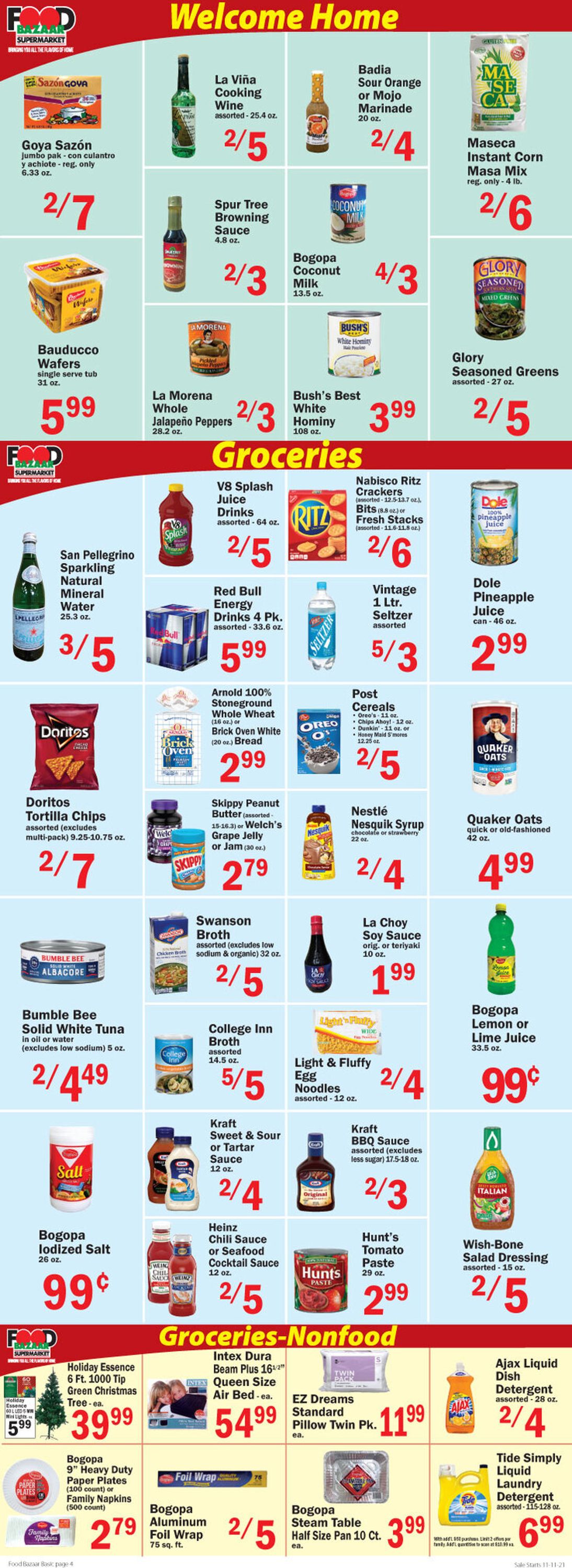 Food Bazaar Weekly Ad Circular - valid 11/11-11/17/2021 (Page 4)