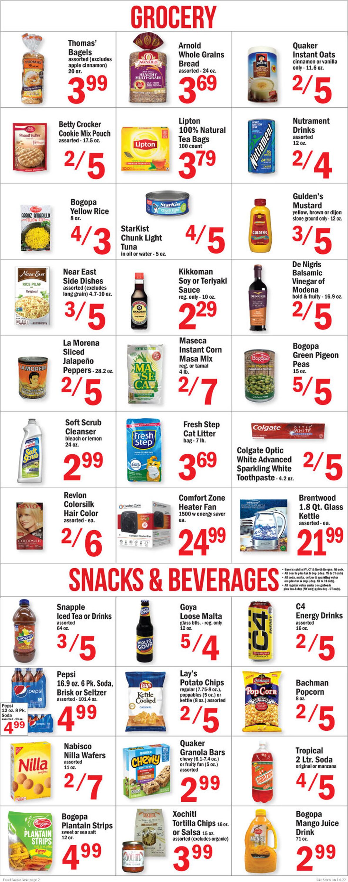 Food Bazaar Weekly Ad Circular - valid 01/06-01/12/2022 (Page 2)