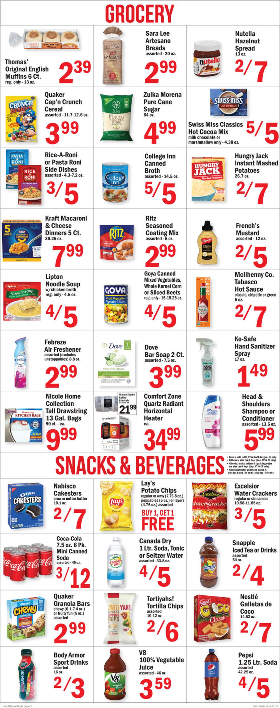 Food Bazaar Weekly Ad Circular - valid 03/31-04/06/2022 (Page 2)