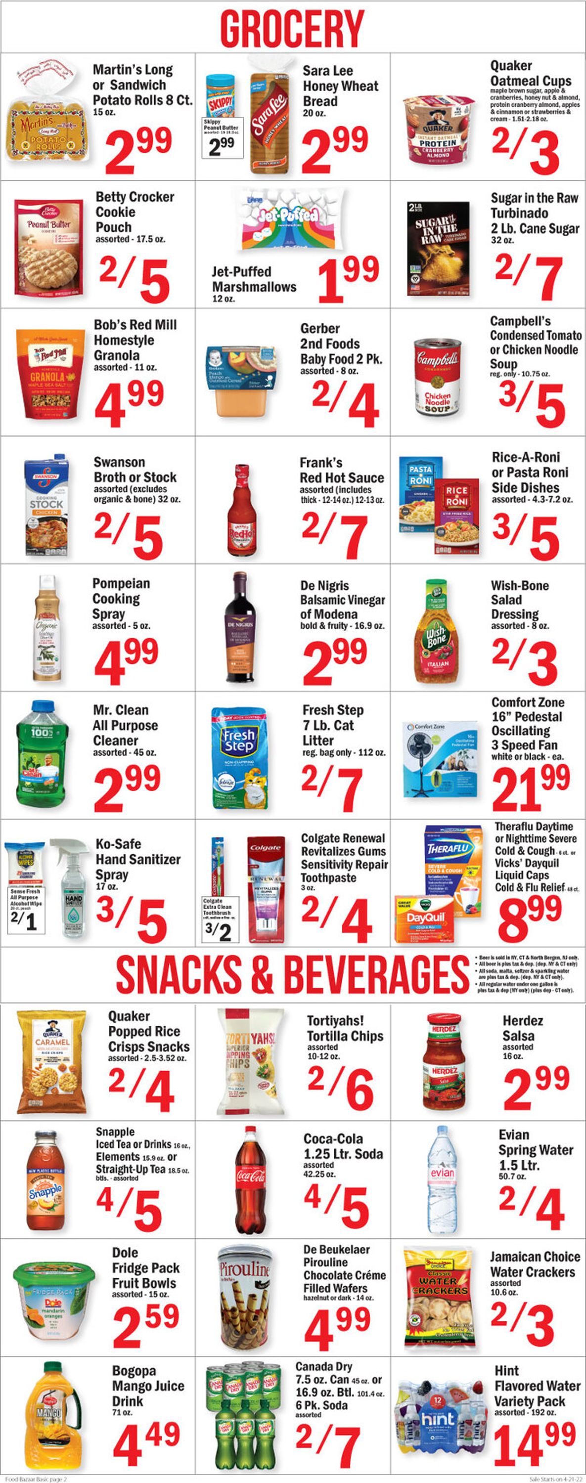 Food Bazaar Weekly Ad Circular - valid 04/21-04/27/2022 (Page 2)