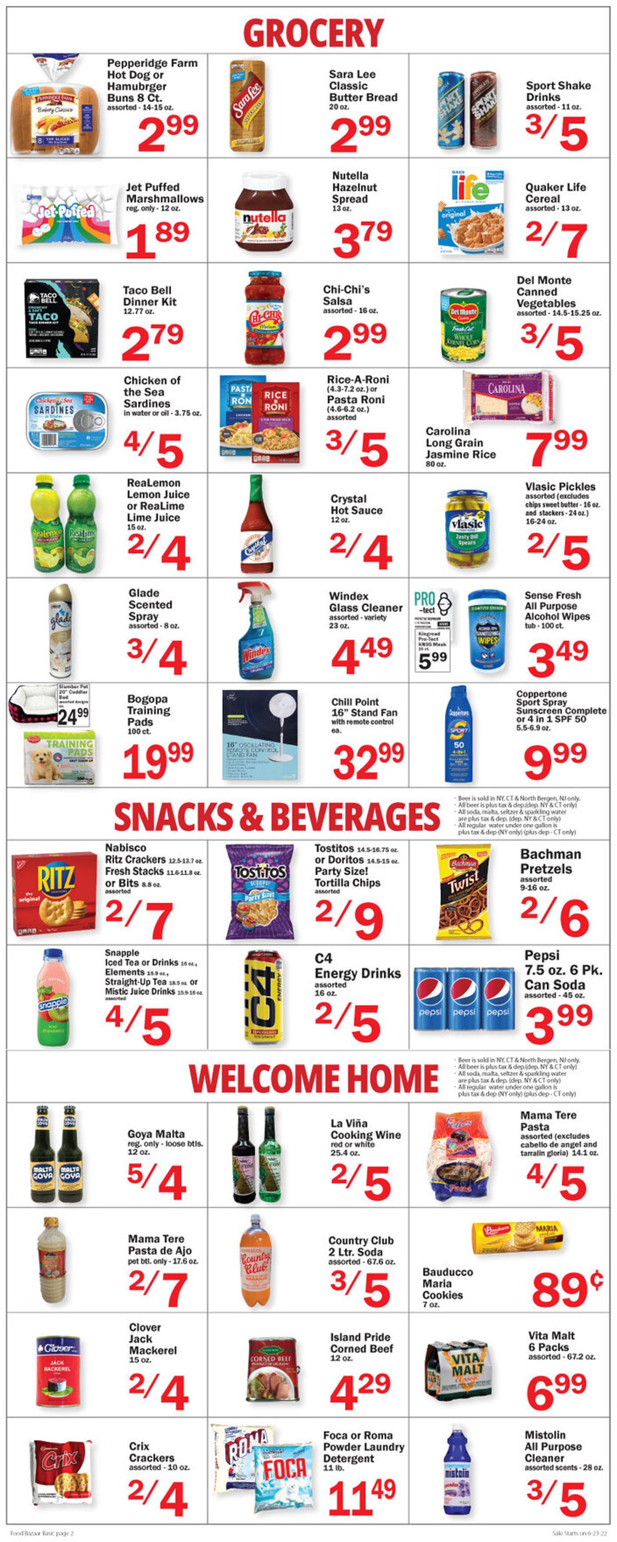 Food Bazaar Weekly Ad Circular - valid 06/23-06/29/2022 (Page 2)
