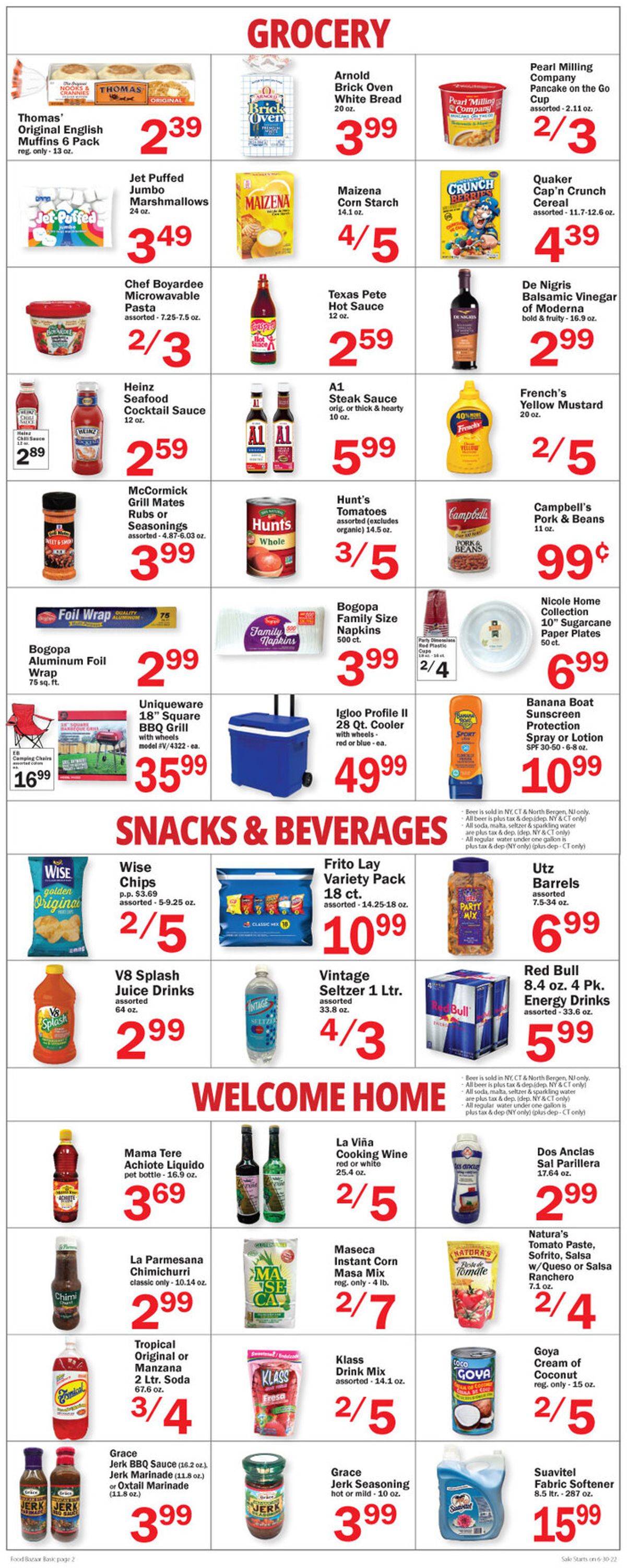 Food Bazaar - 4th of July Sale Weekly Ad Circular - valid 06/30-07/06/2022 (Page 2)
