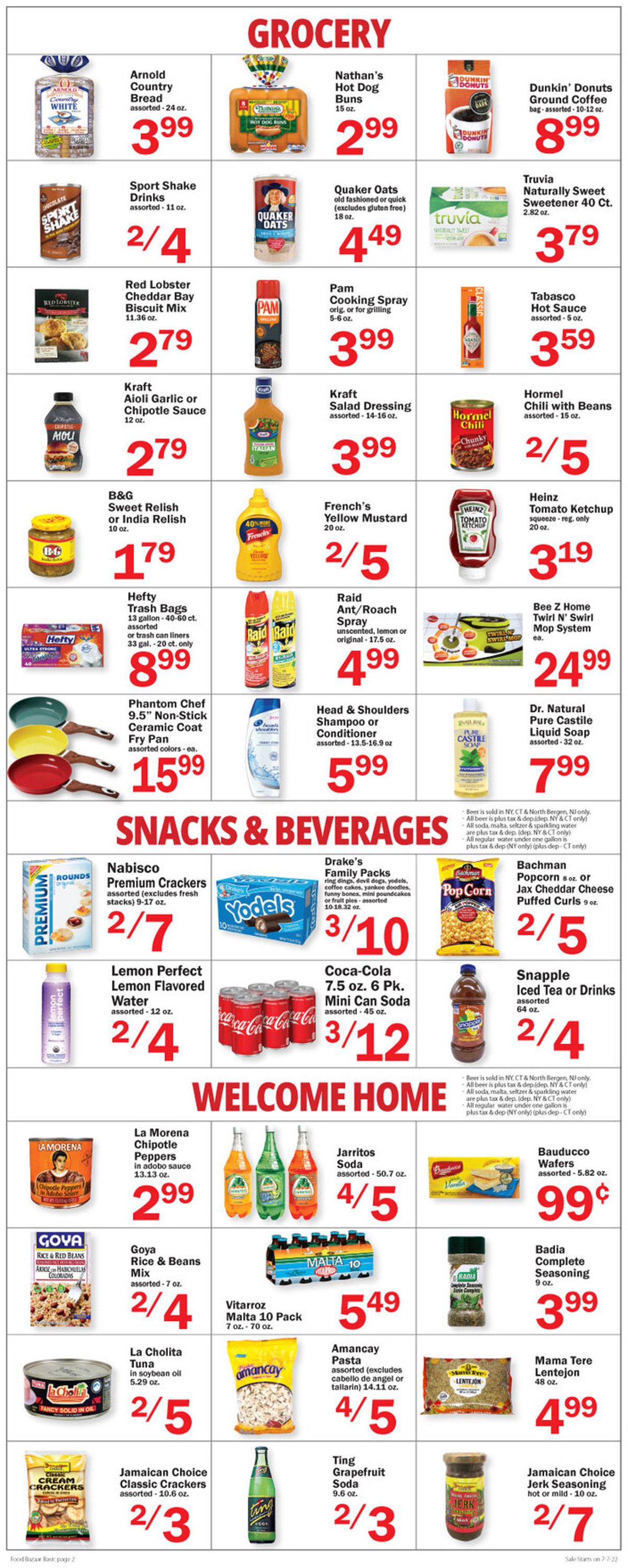 Food Bazaar Weekly Ad Circular - valid 07/07-07/13/2022 (Page 2)