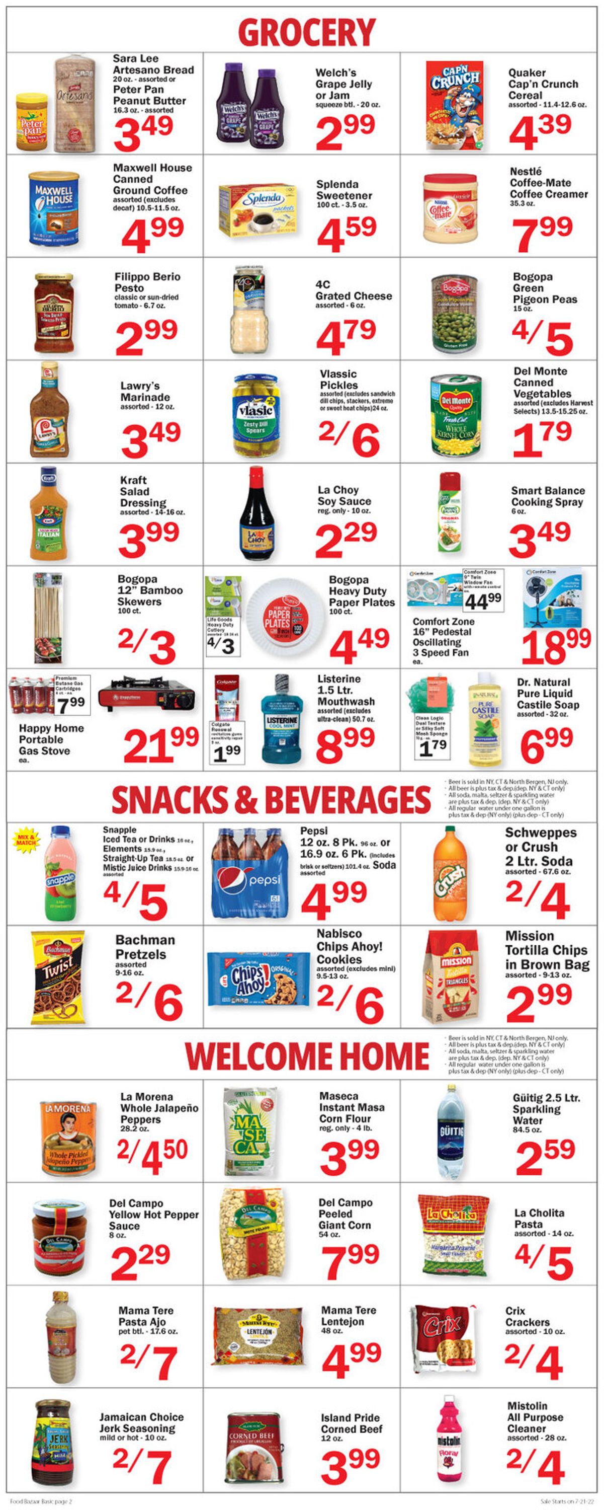 Food Bazaar Weekly Ad Circular - valid 07/21-07/27/2022 (Page 2)