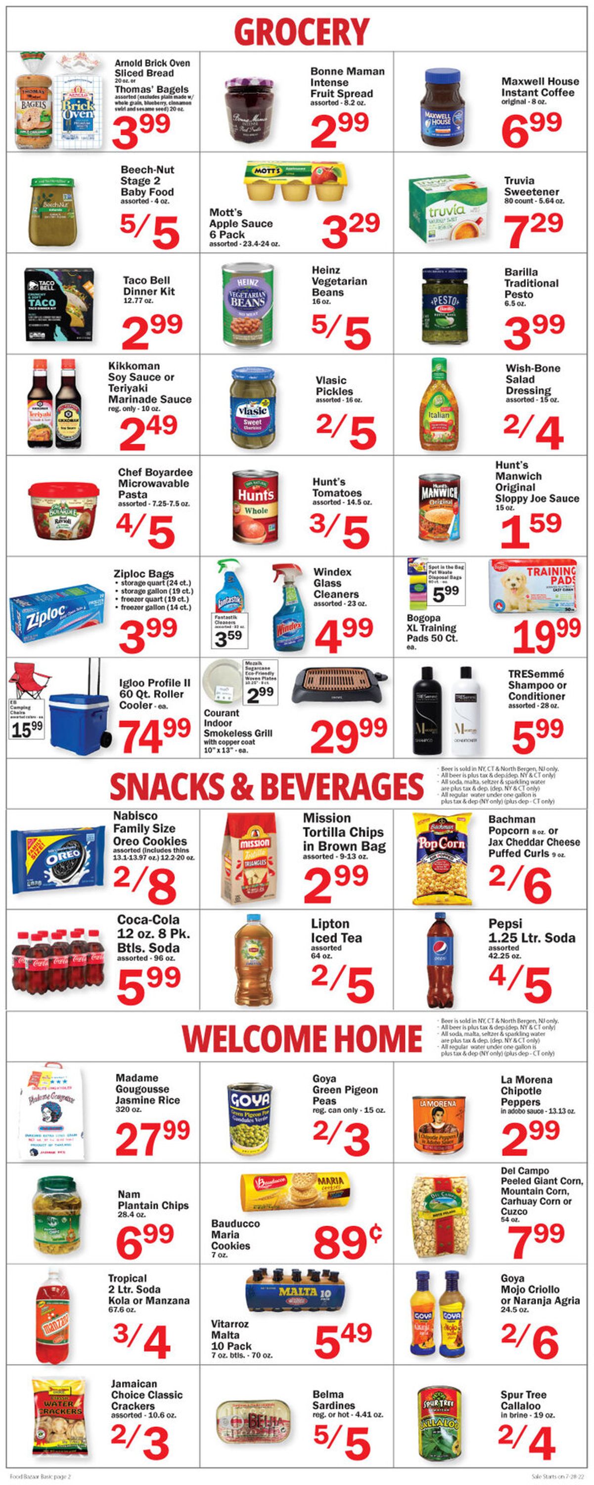 Food Bazaar Weekly Ad Circular - valid 07/28-08/03/2022 (Page 2)