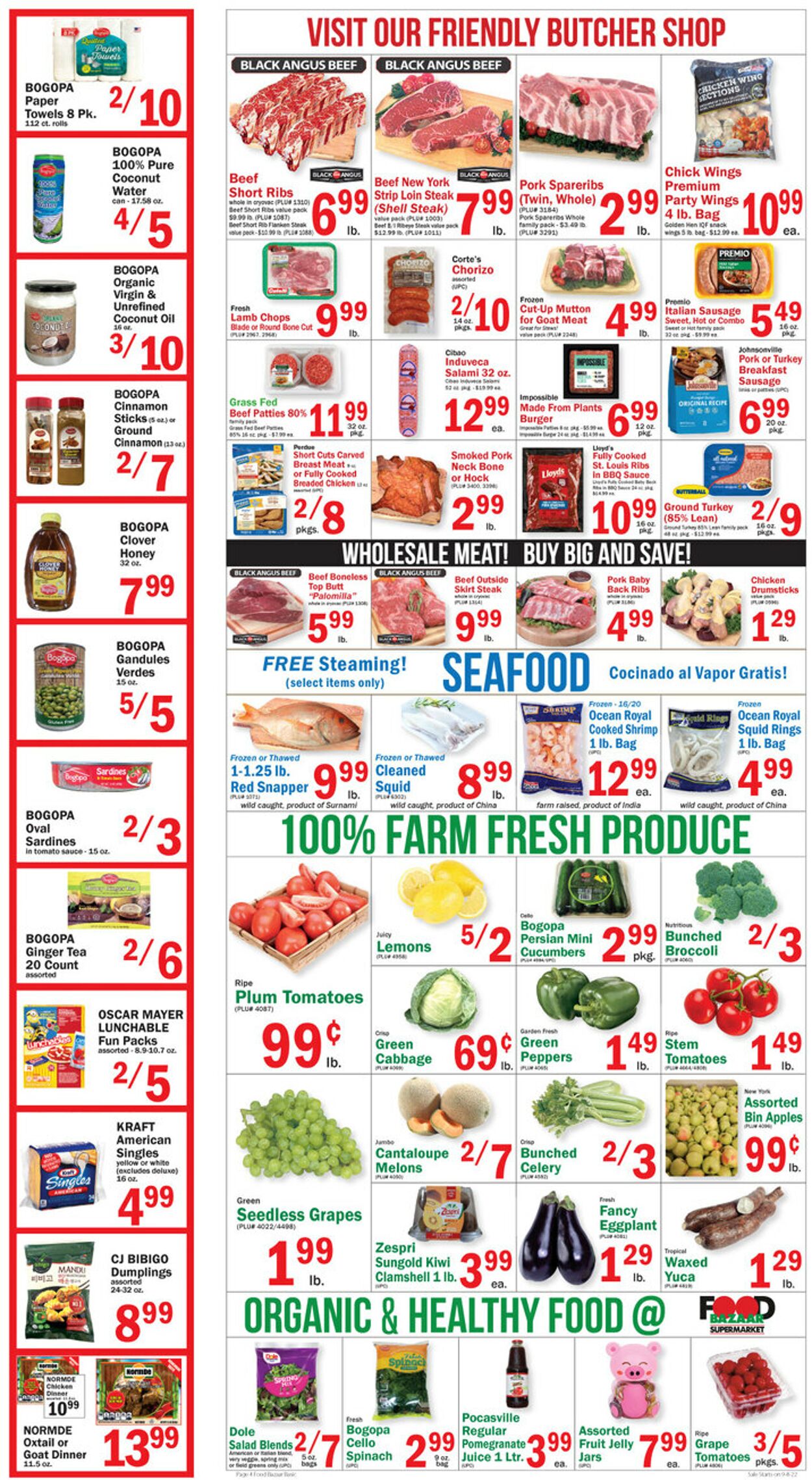 Food Bazaar Weekly Ad Circular - valid 09/08-09/14/2022 (Page 4)