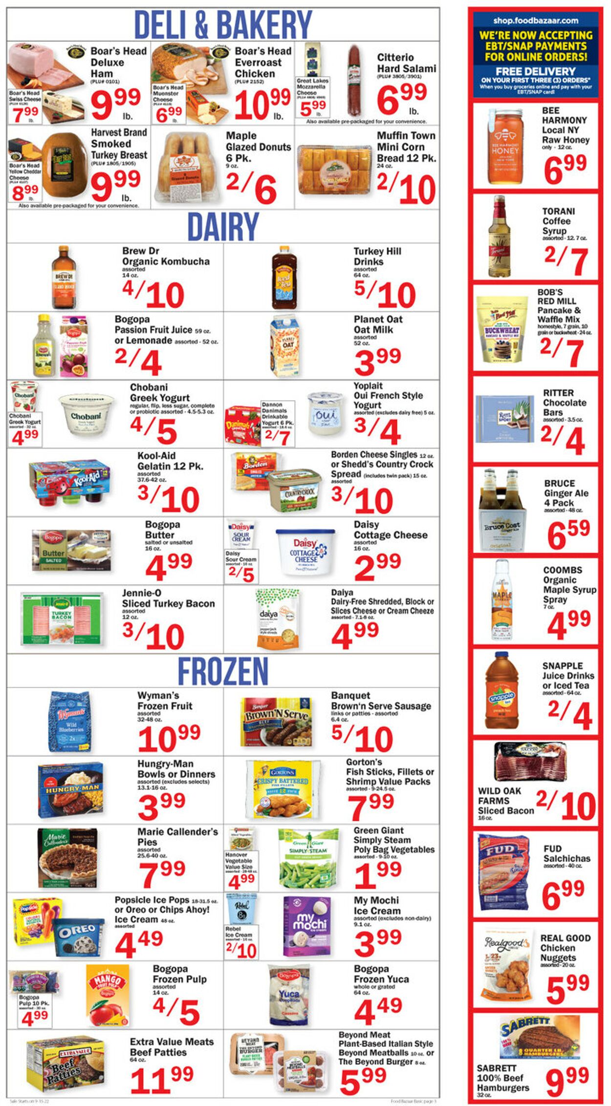 Food Bazaar Weekly Ad Circular - valid 09/15-09/21/2022 (Page 3)