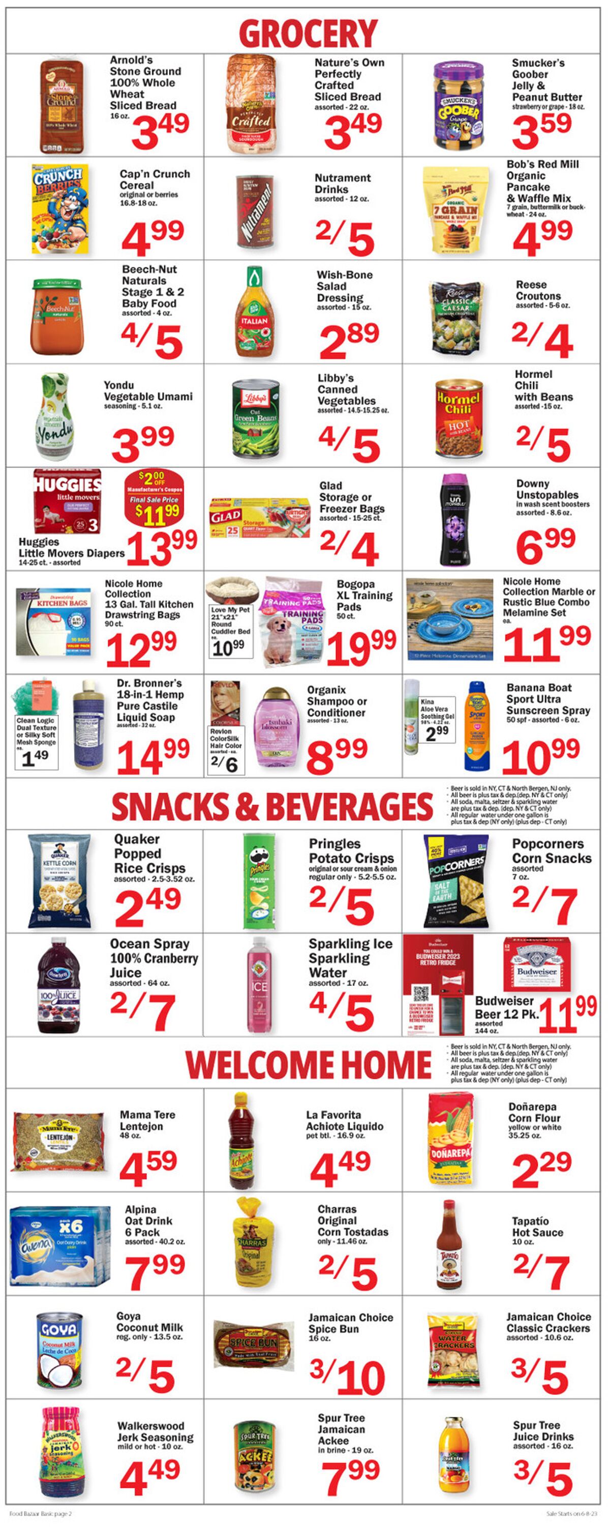 Food Bazaar Weekly Ad Circular - valid 06/08-06/14/2023 (Page 2)