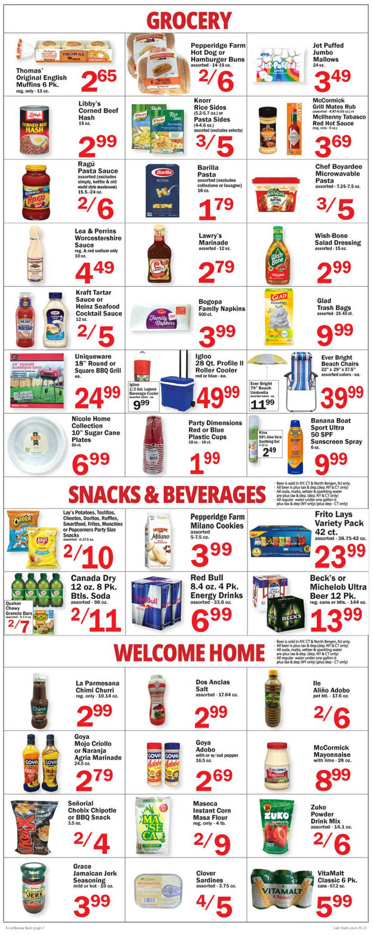 Food Bazaar Weekly Ad Circular - valid 06/29-07/06/2023 (Page 2)