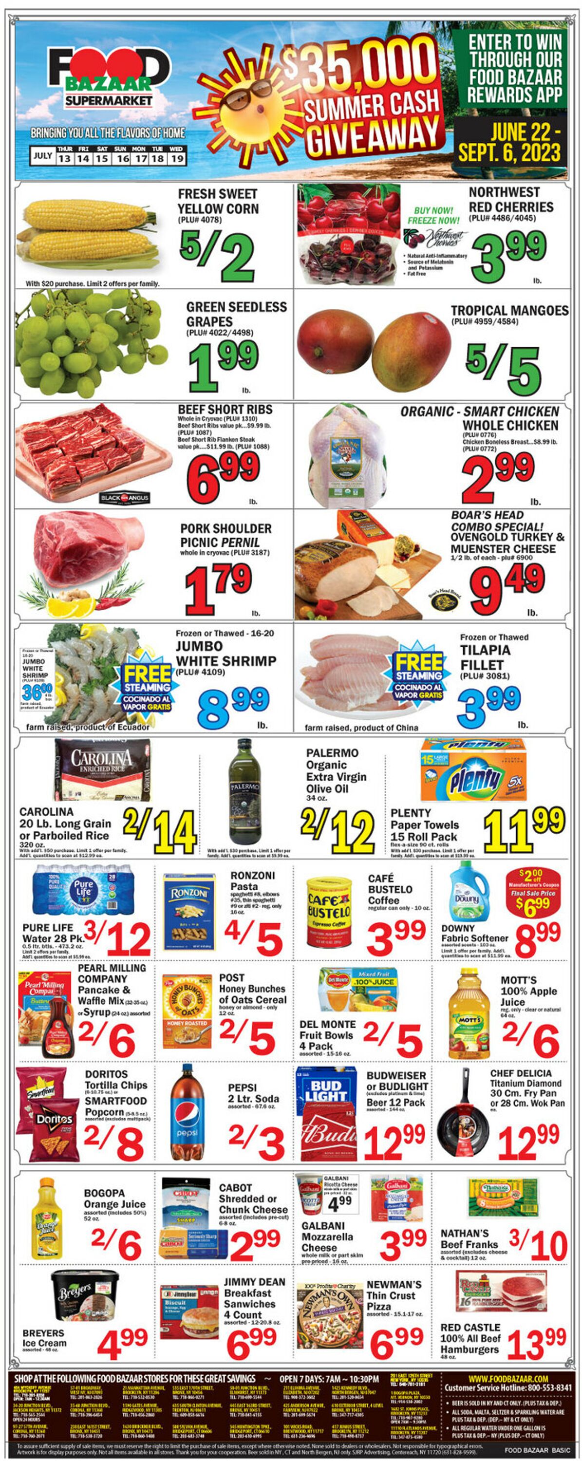 Food Bazaar Weekly Ad Circular - valid 07/13-07/20/2023