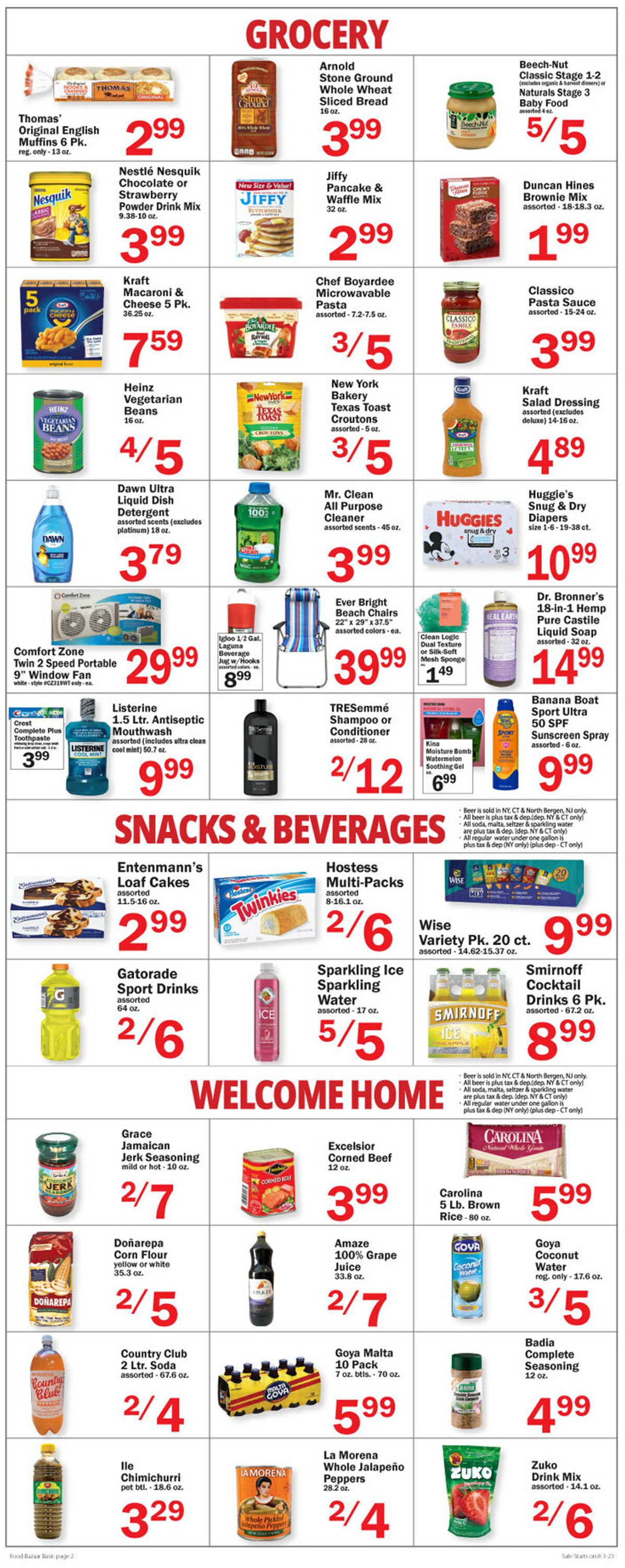 Food Bazaar Weekly Ad Circular - valid 08/03-08/10/2023 (Page 2)
