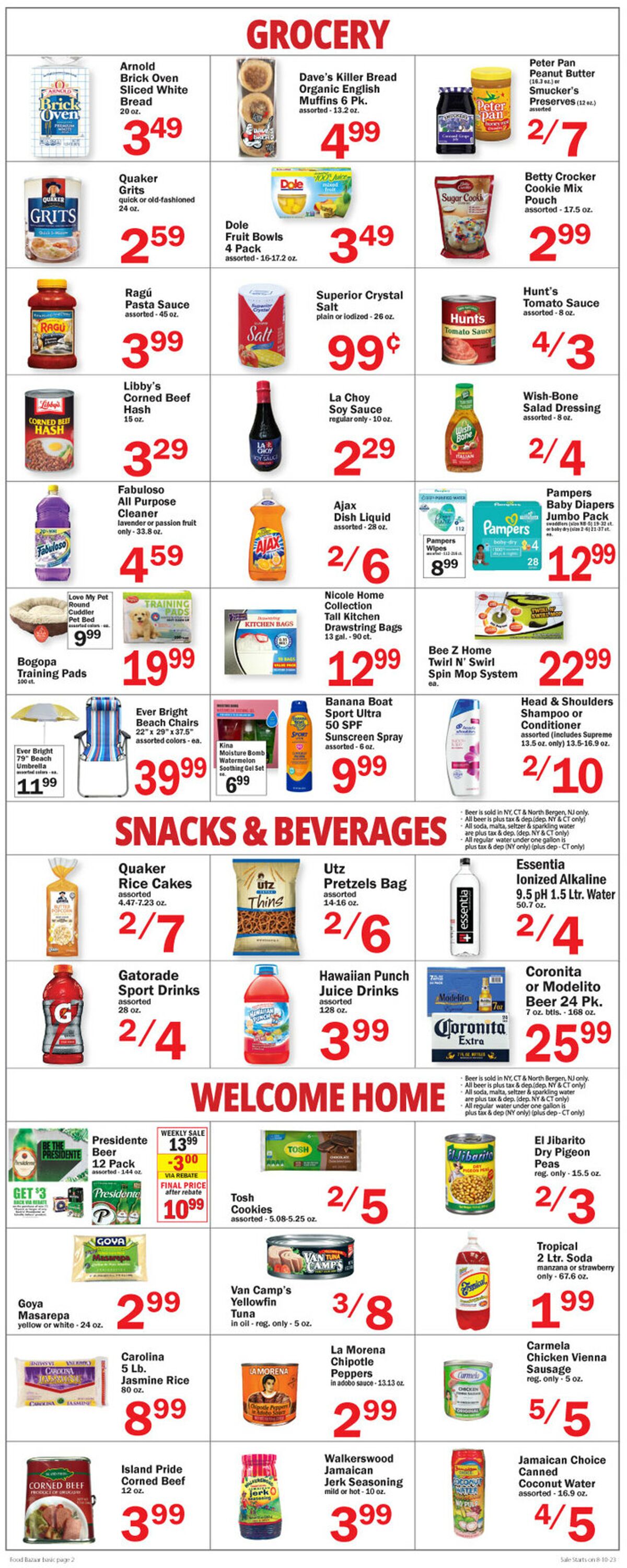 Food Bazaar Weekly Ad Circular - valid 08/10-08/17/2023 (Page 2)