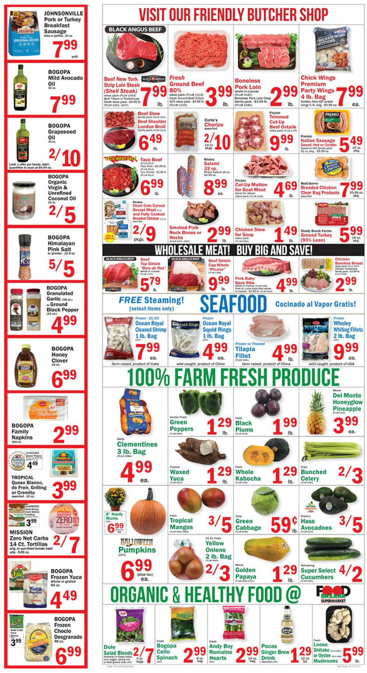 Food Bazaar Weekly Ad Circular - valid 09/21-09/28/2023 (Page 4)