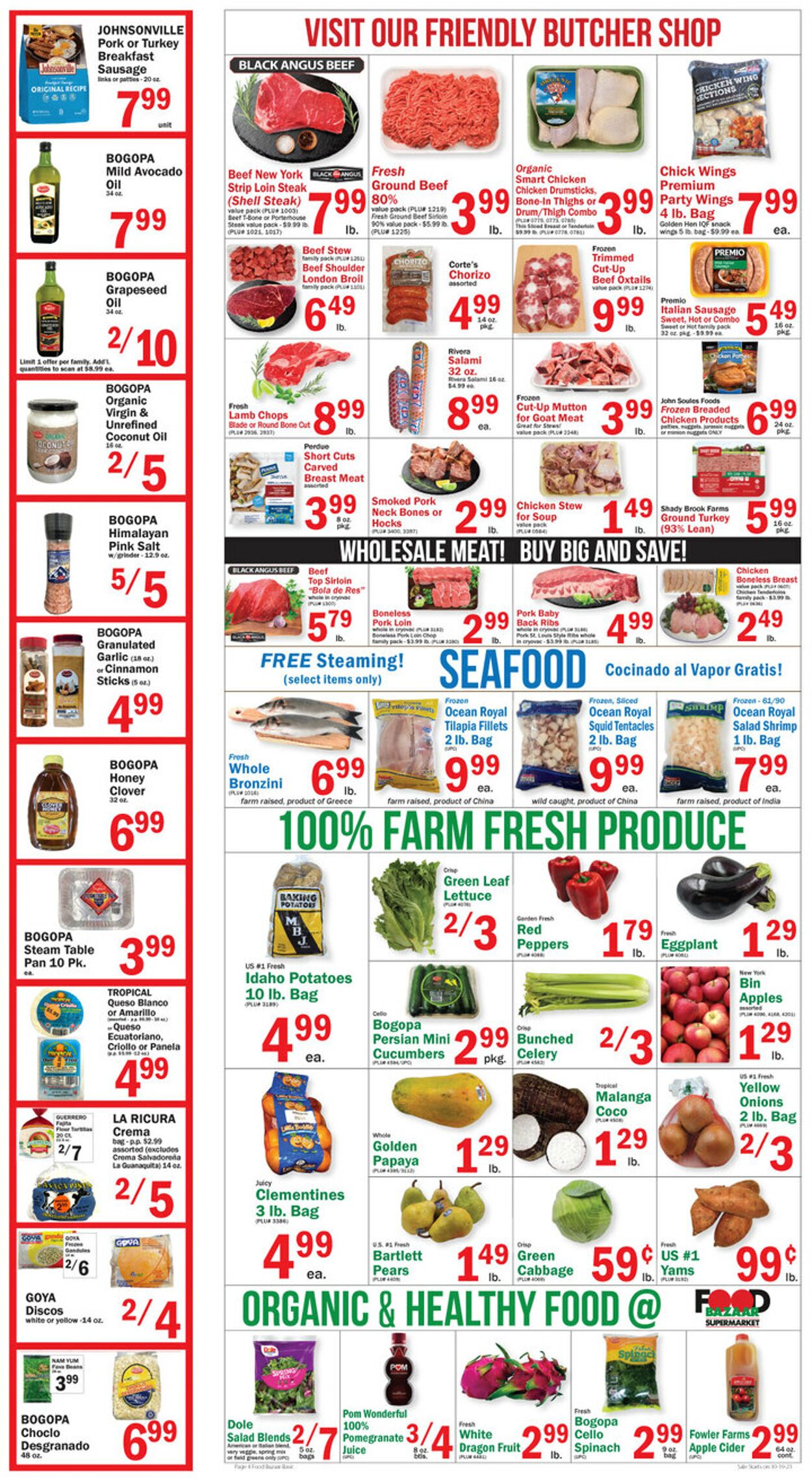 Food Bazaar Weekly Ad Circular - valid 10/19-10/26/2023 (Page 4)