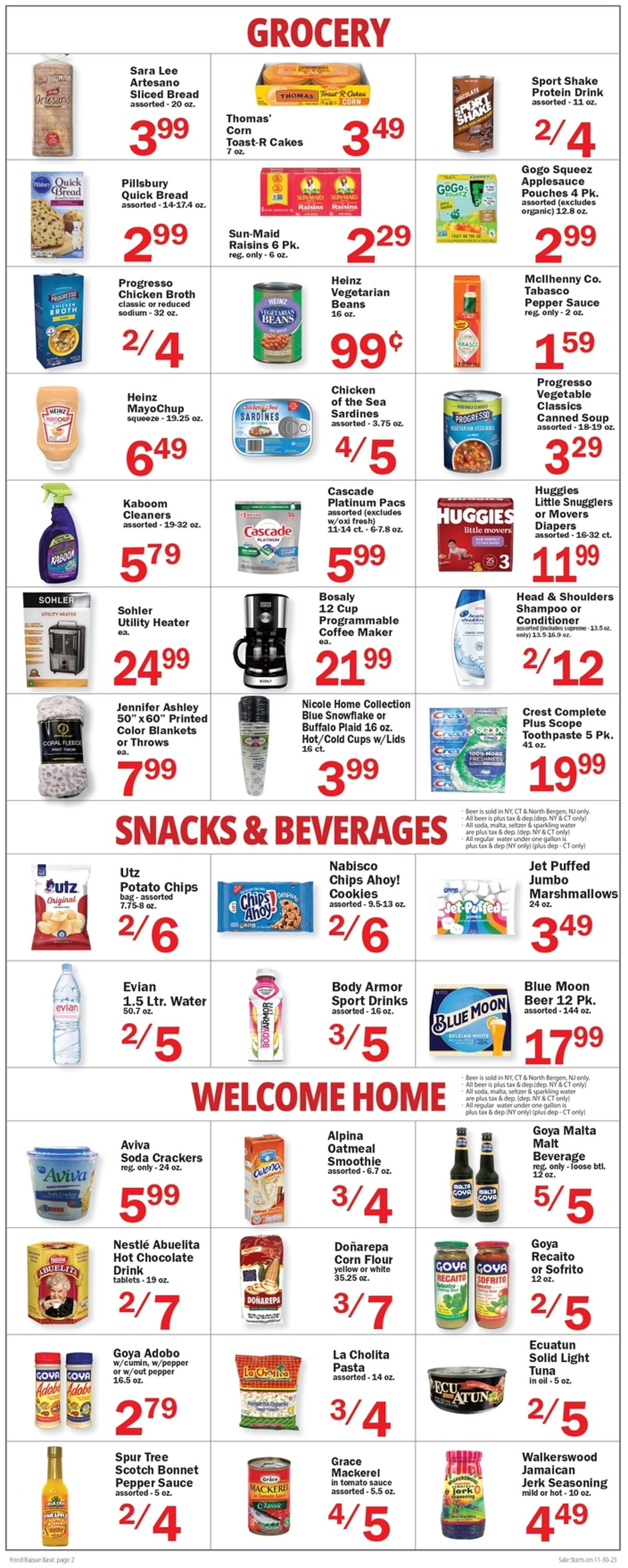 Food Bazaar Weekly Ad Circular - valid 11/30-12/07/2023 (Page 2)