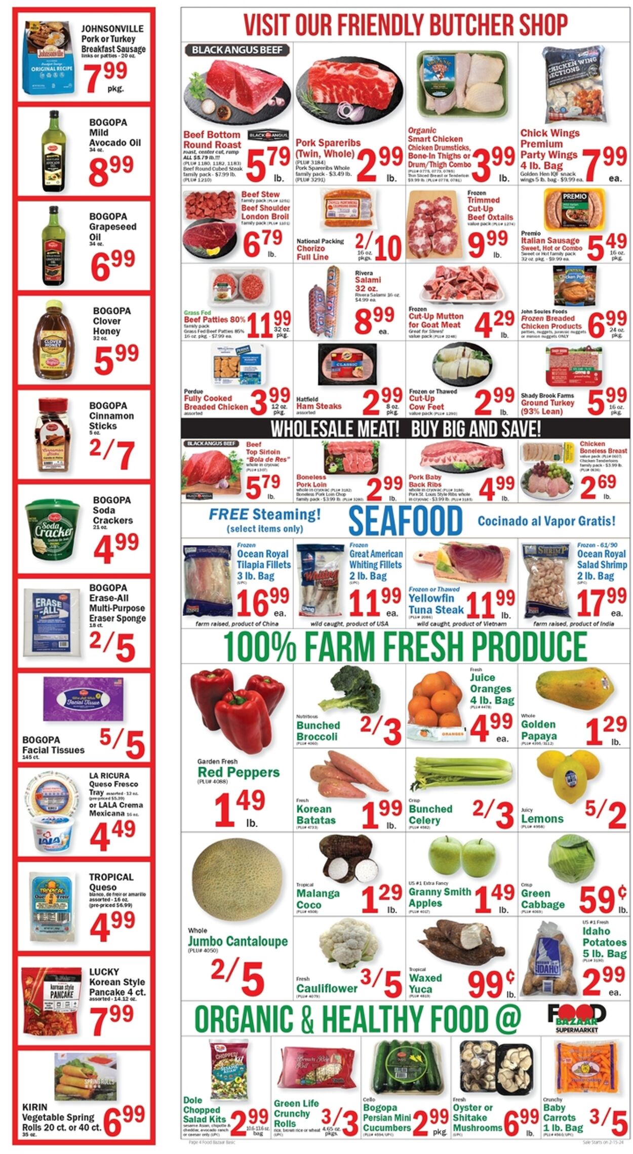 Food Bazaar Weekly Ad Circular - valid 02/15-02/22/2024 (Page 4)