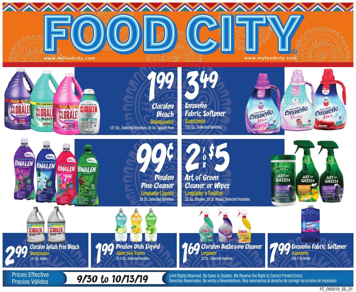 Food City Weekly Ad Circular - valid 09/30-10/13/2019