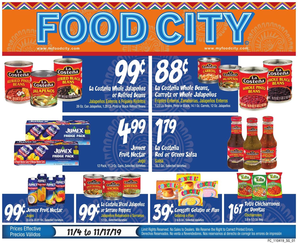 Food City Weekly Ad Circular - valid 11/04-11/17/2019