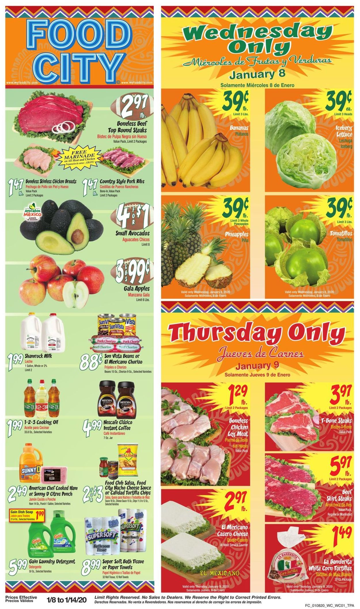Food City Weekly Ad Circular - valid 01/08-01/14/2020 (Page 2)