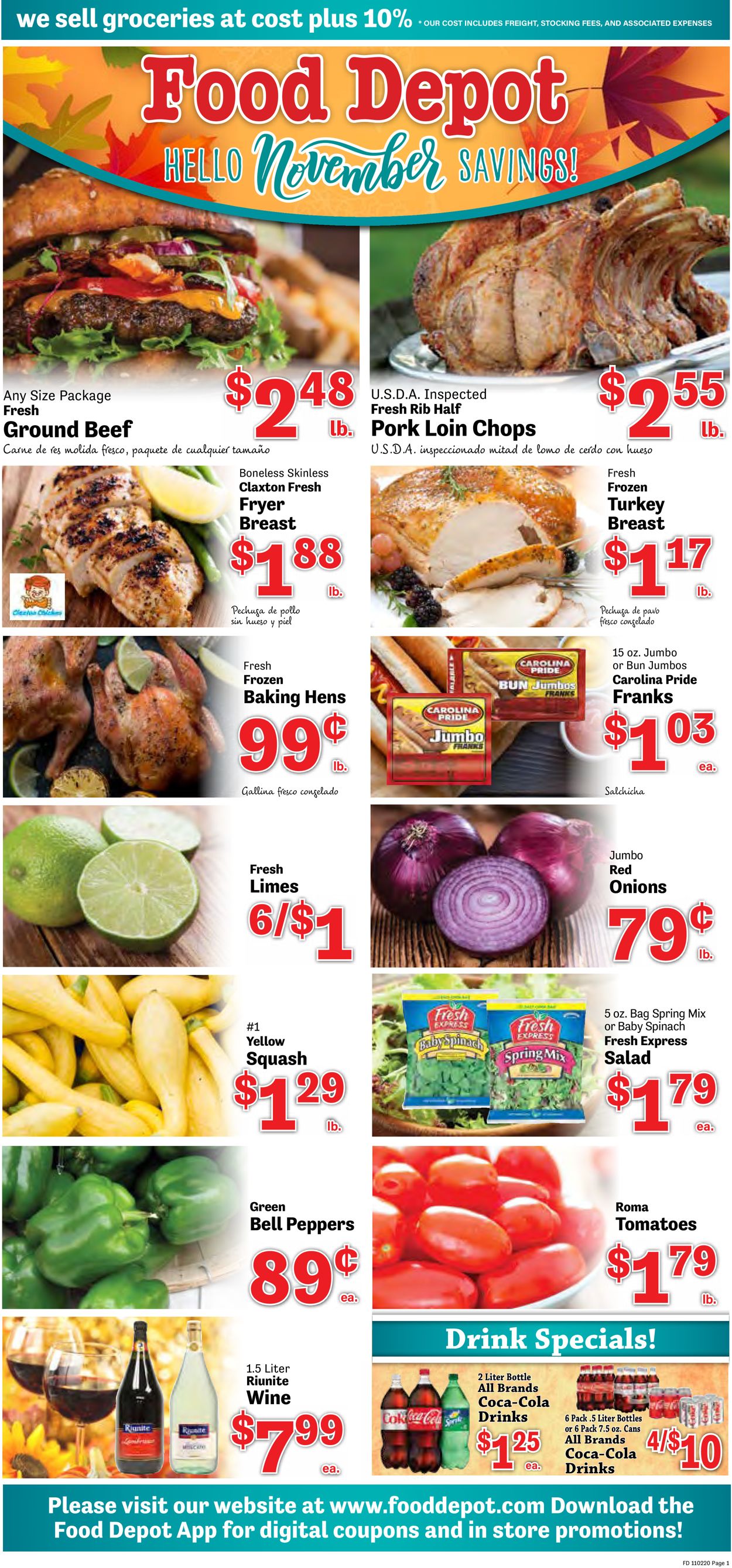 Food Depot Weekly Ad Circular - valid 11/02-11/08/2020