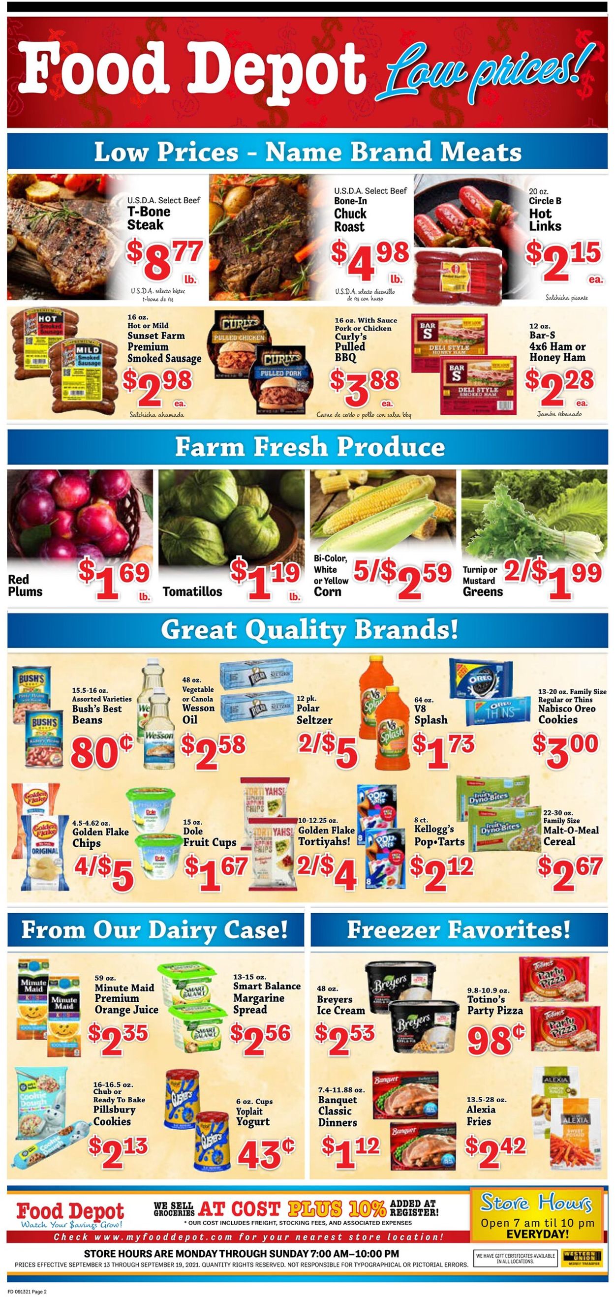 Food Depot Weekly Ad Circular - valid 09/13-09/19/2021 (Page 2)