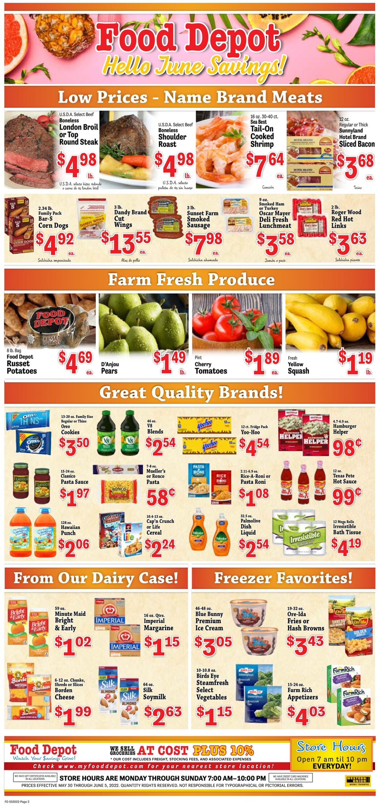Food Depot Weekly Ad Circular - valid 05/30-06/05/2022 (Page 2)