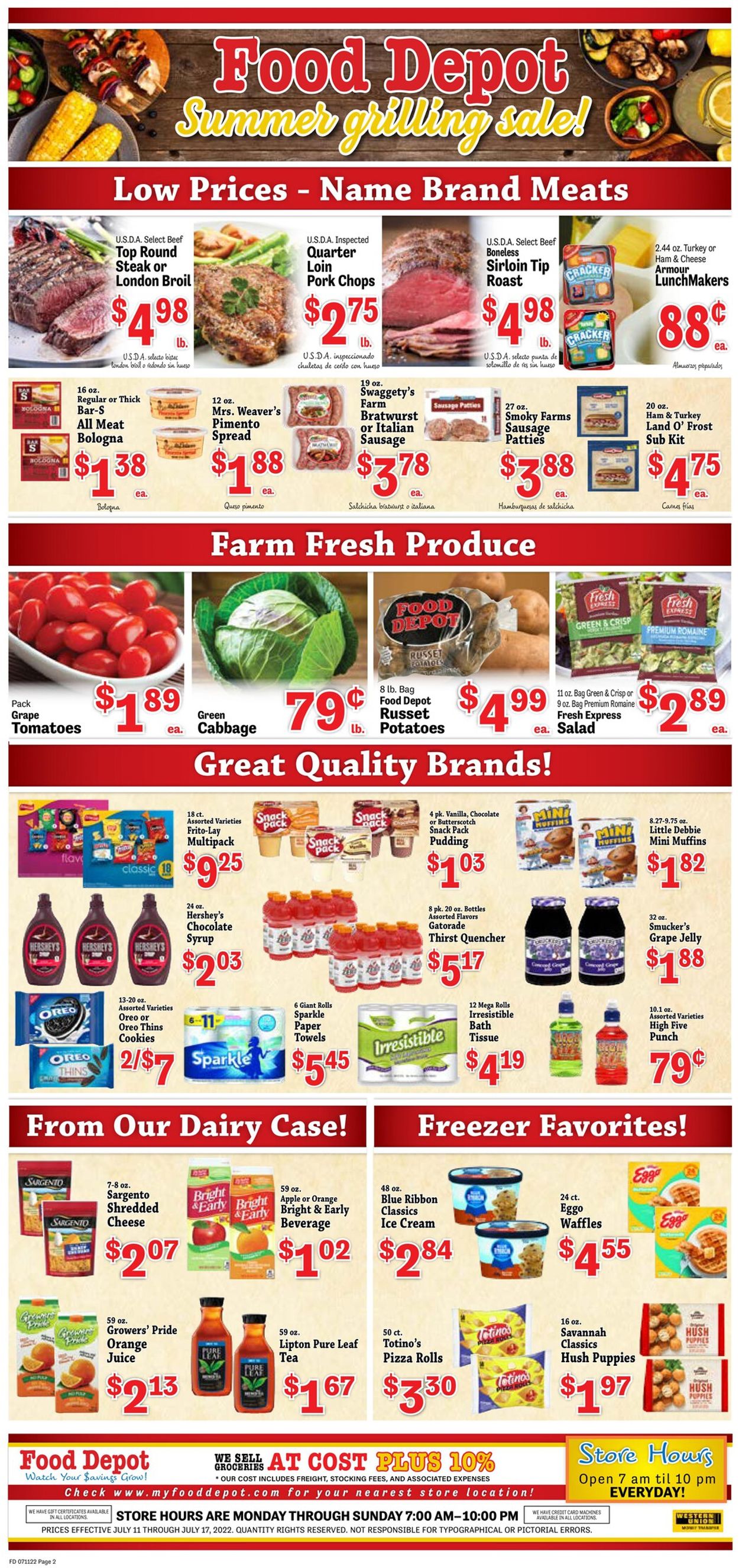 Food Depot Weekly Ad Circular - valid 07/11-07/17/2022 (Page 2)