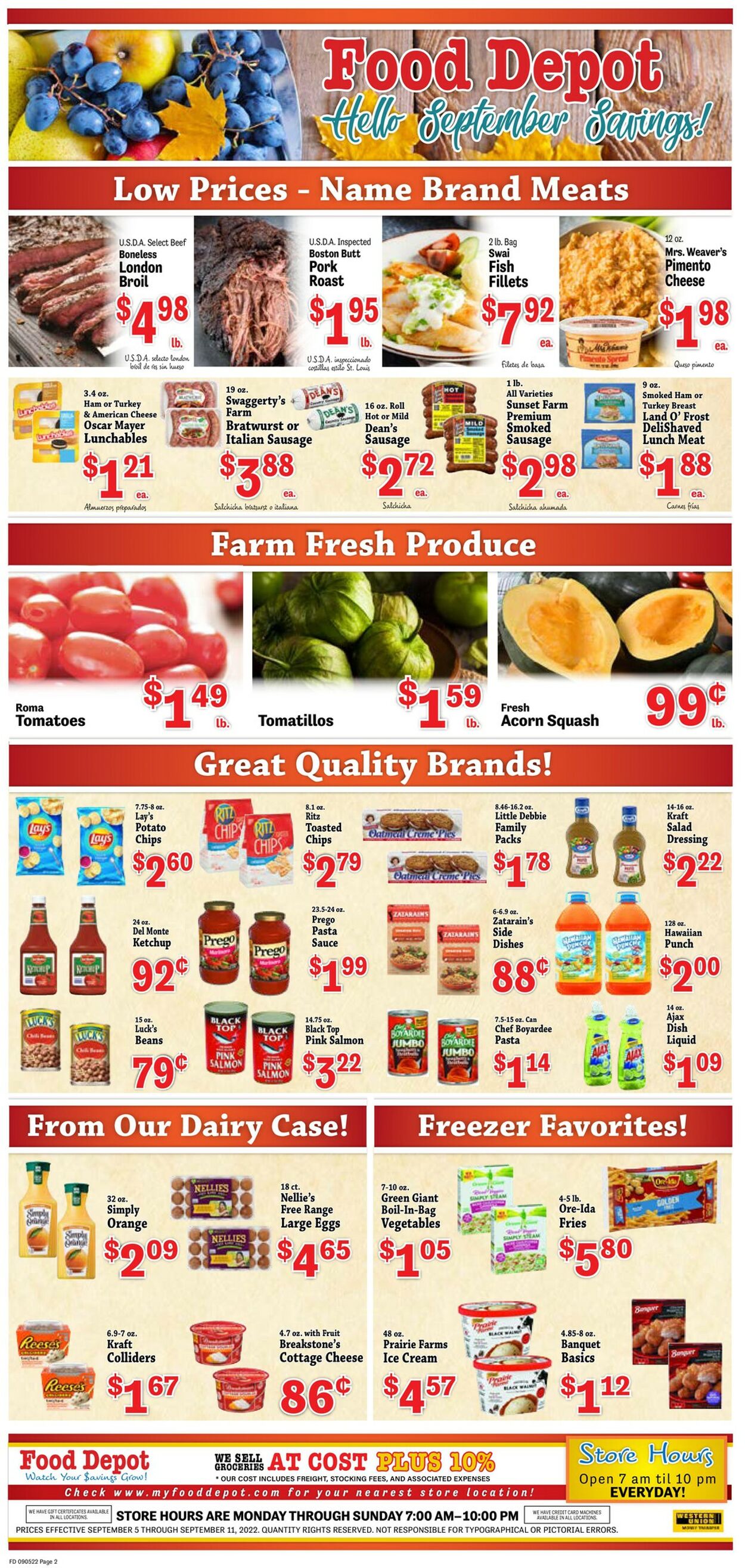 Food Depot Weekly Ad Circular - valid 09/05-09/11/2022 (Page 2)
