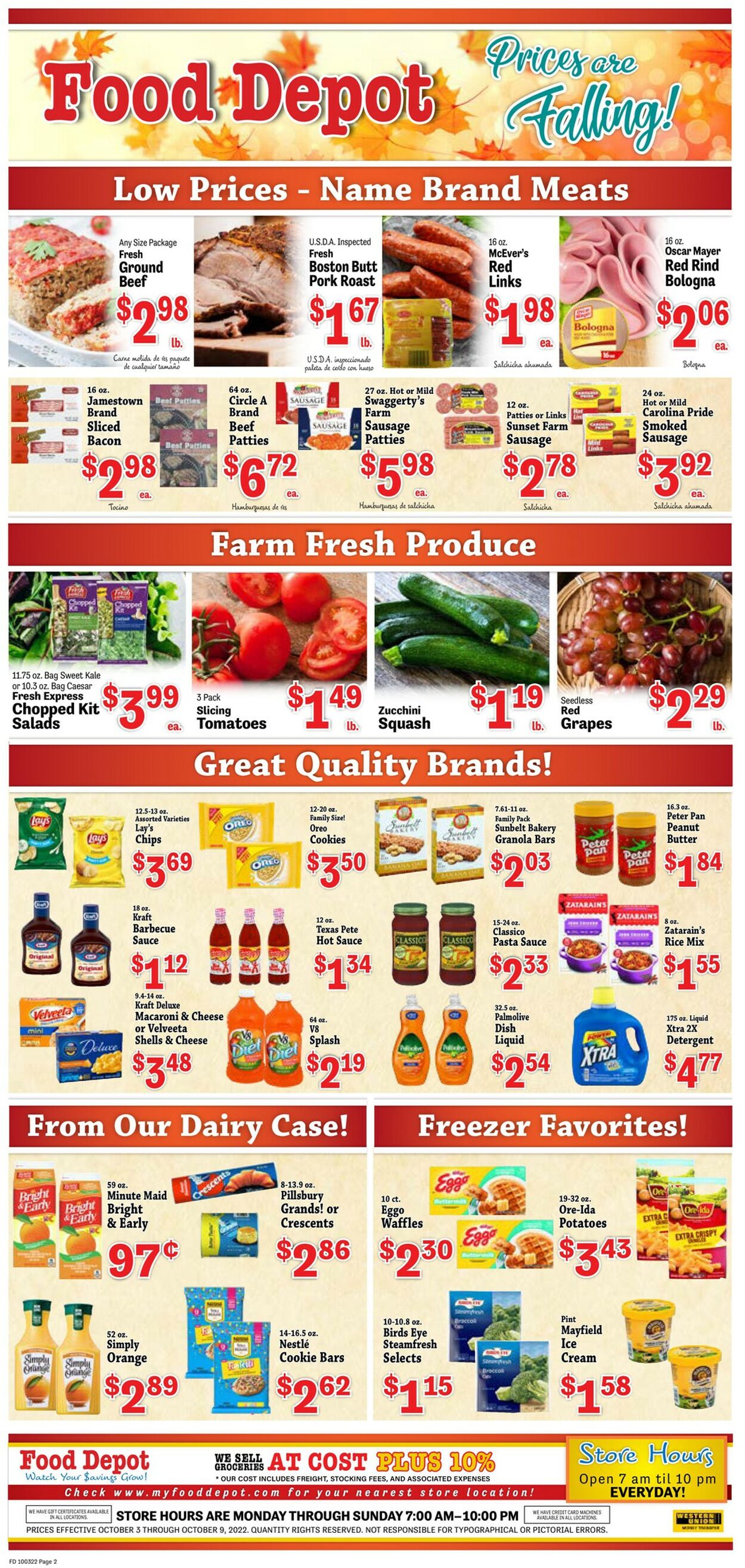 Food Depot Weekly Ad Circular - valid 10/03-10/09/2022 (Page 2)