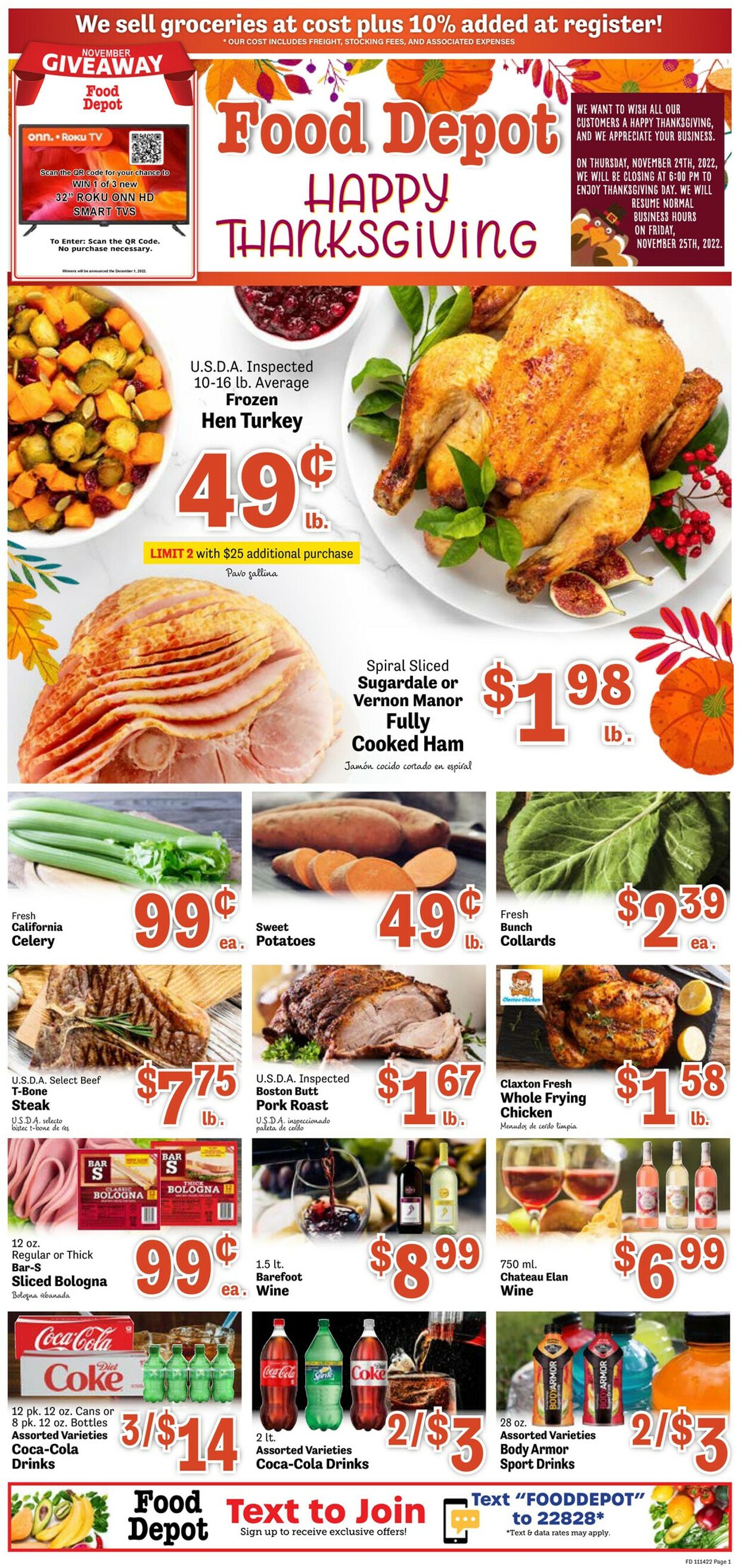 Food Depot Weekly Ad Circular - valid 11/14-11/27/2022