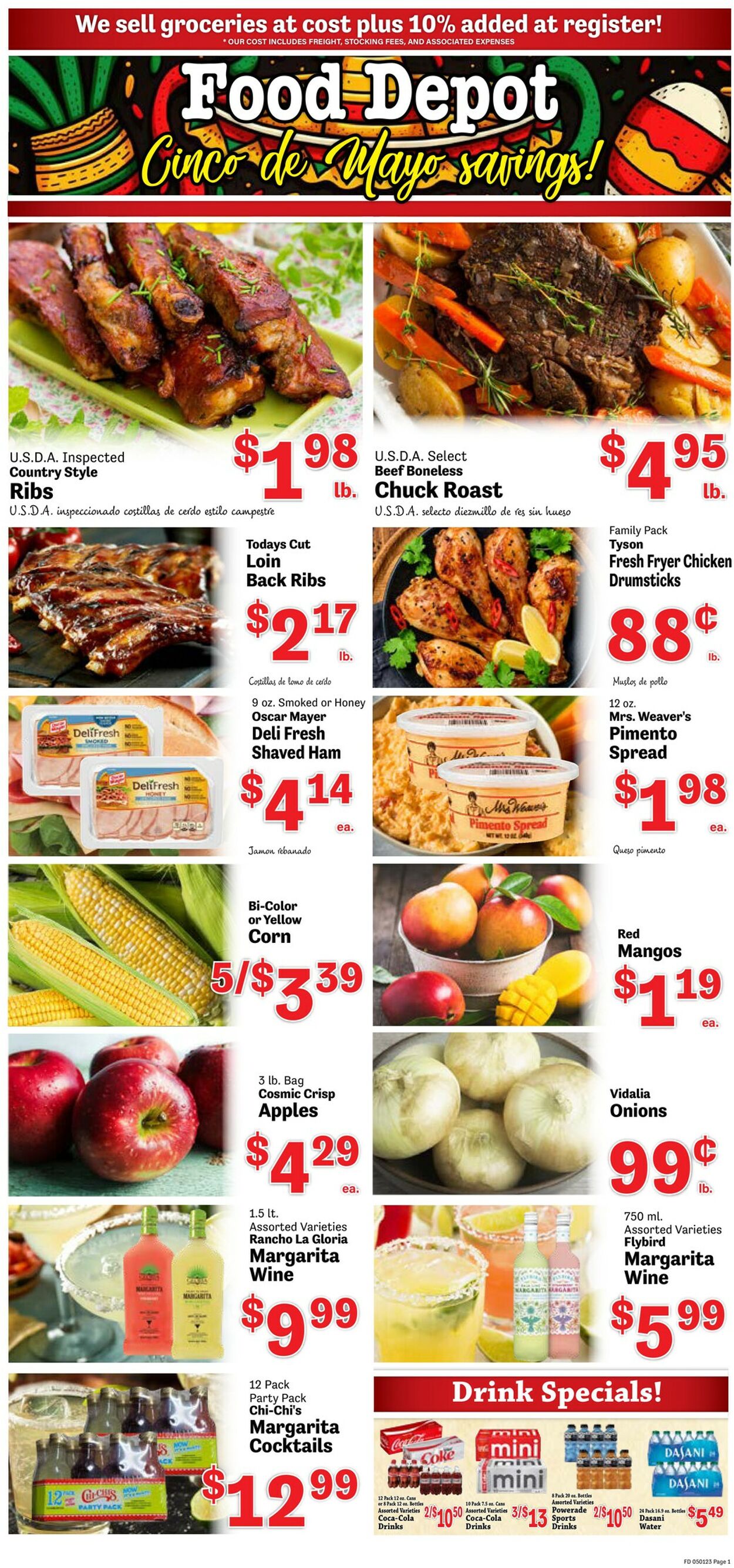 Food Depot Weekly Ad Circular - valid 05/01-05/07/2023