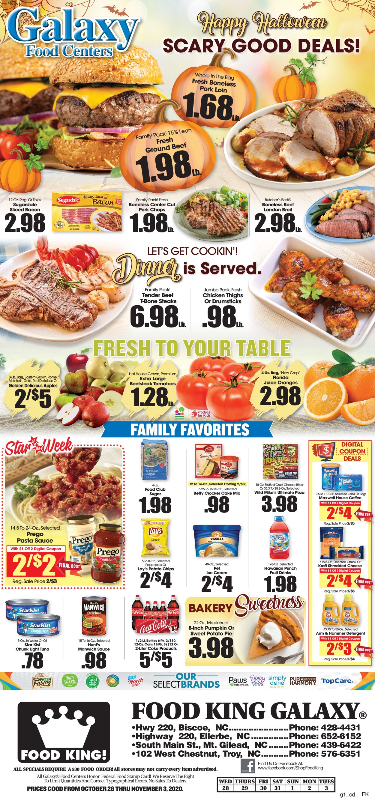 Food King Weekly Ad Circular - valid 10/28-11/03/2020