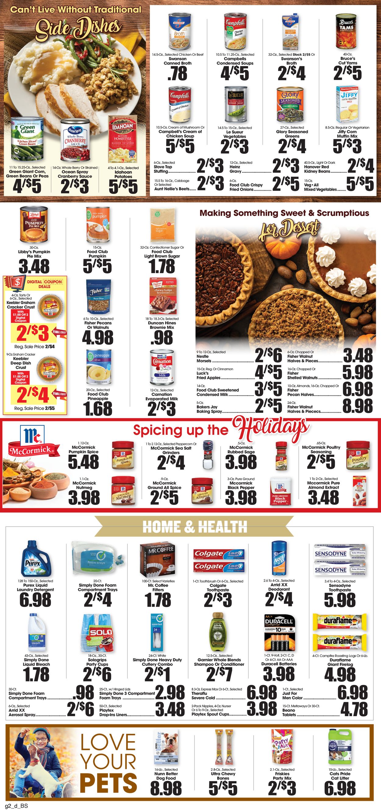 Food King Thanksgivig ad 2020 Weekly Ad Circular - valid 11/18-12/01/2020 (Page 2)