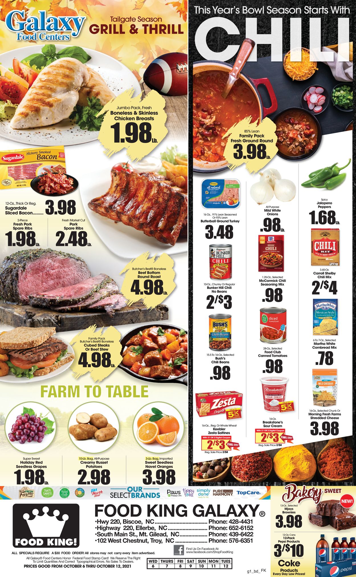 Food King Weekly Ad Circular - valid 10/06-10/12/2021