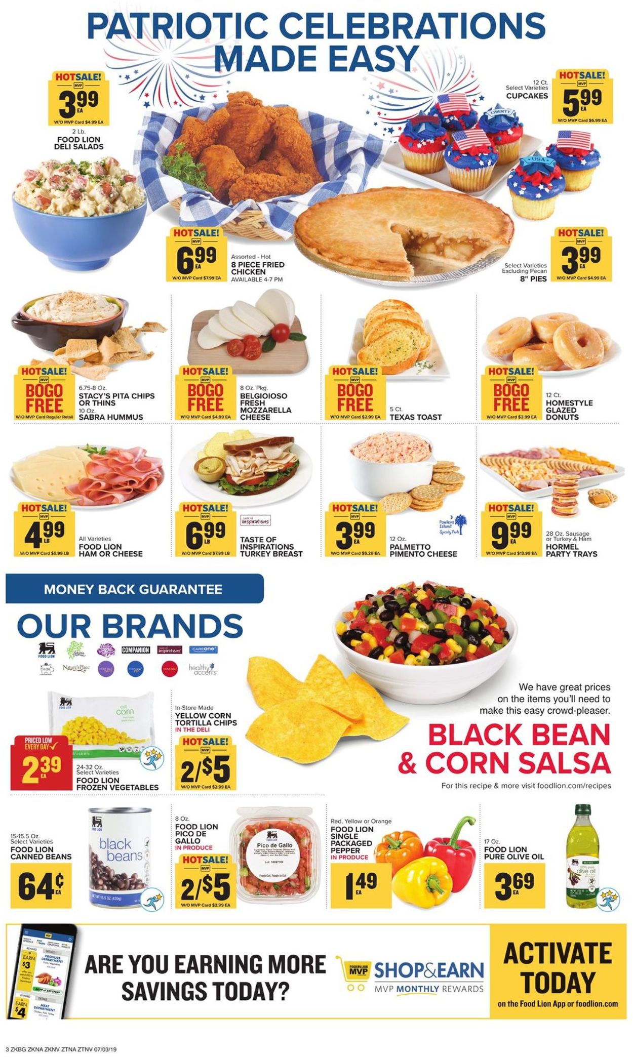 Food Lion Weekly Ad Circular - valid 07/03-07/09/2019 (Page 4)