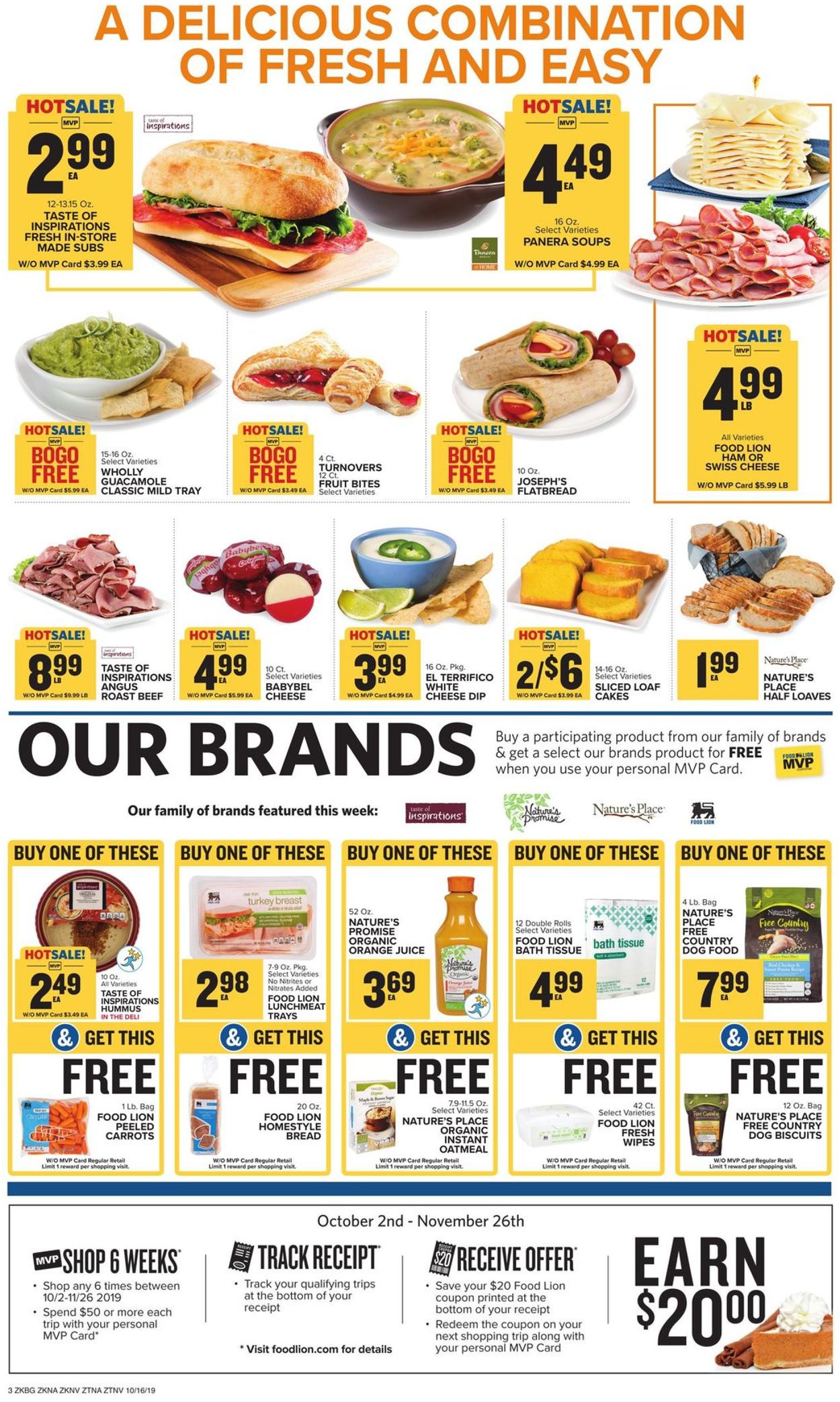 Food Lion Weekly Ad Circular - valid 10/16-10/22/2019 (Page 4)
