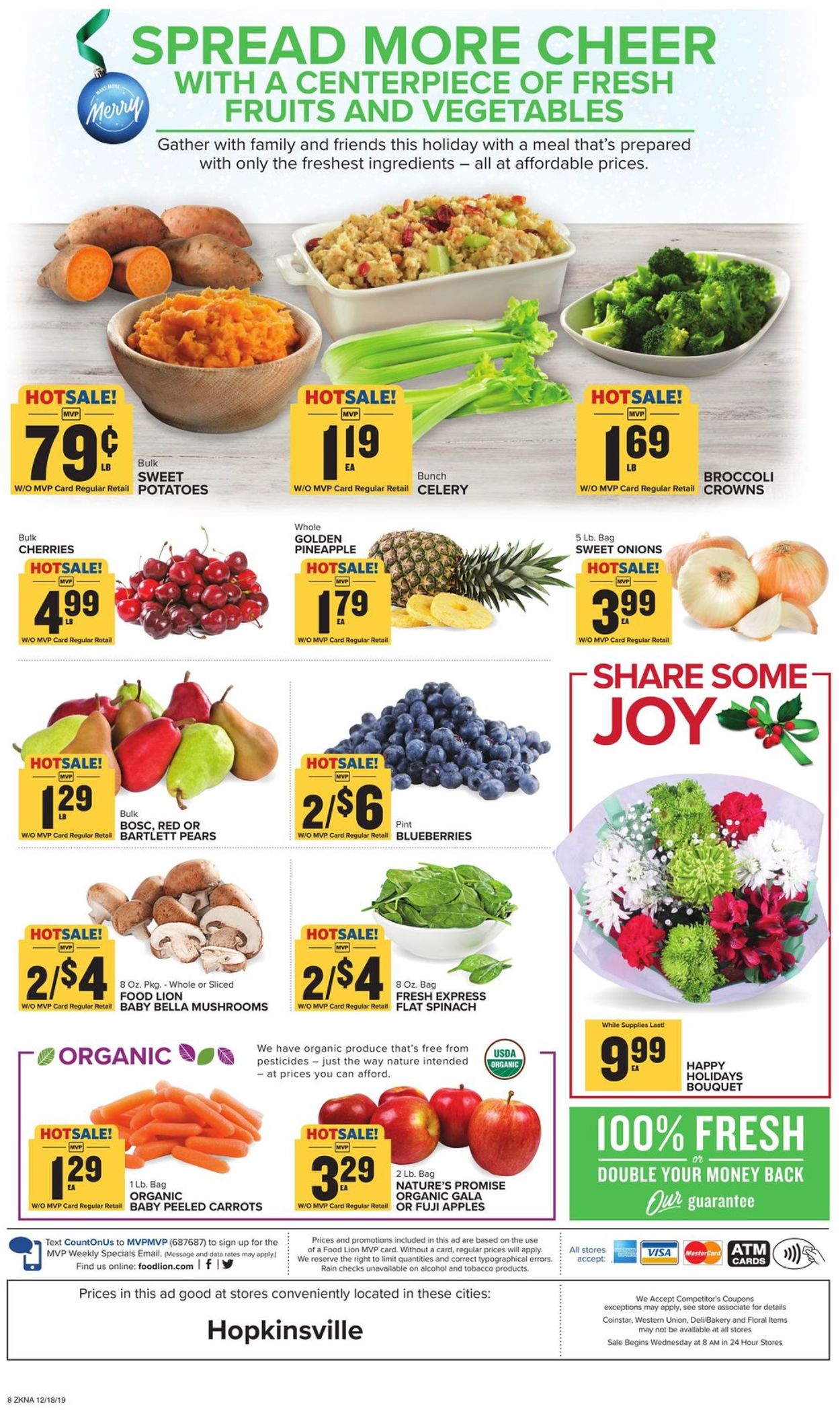 Food Lion - Holidays Ad 2019 Weekly Ad Circular - valid 12/18-12/24/2019 (Page 9)