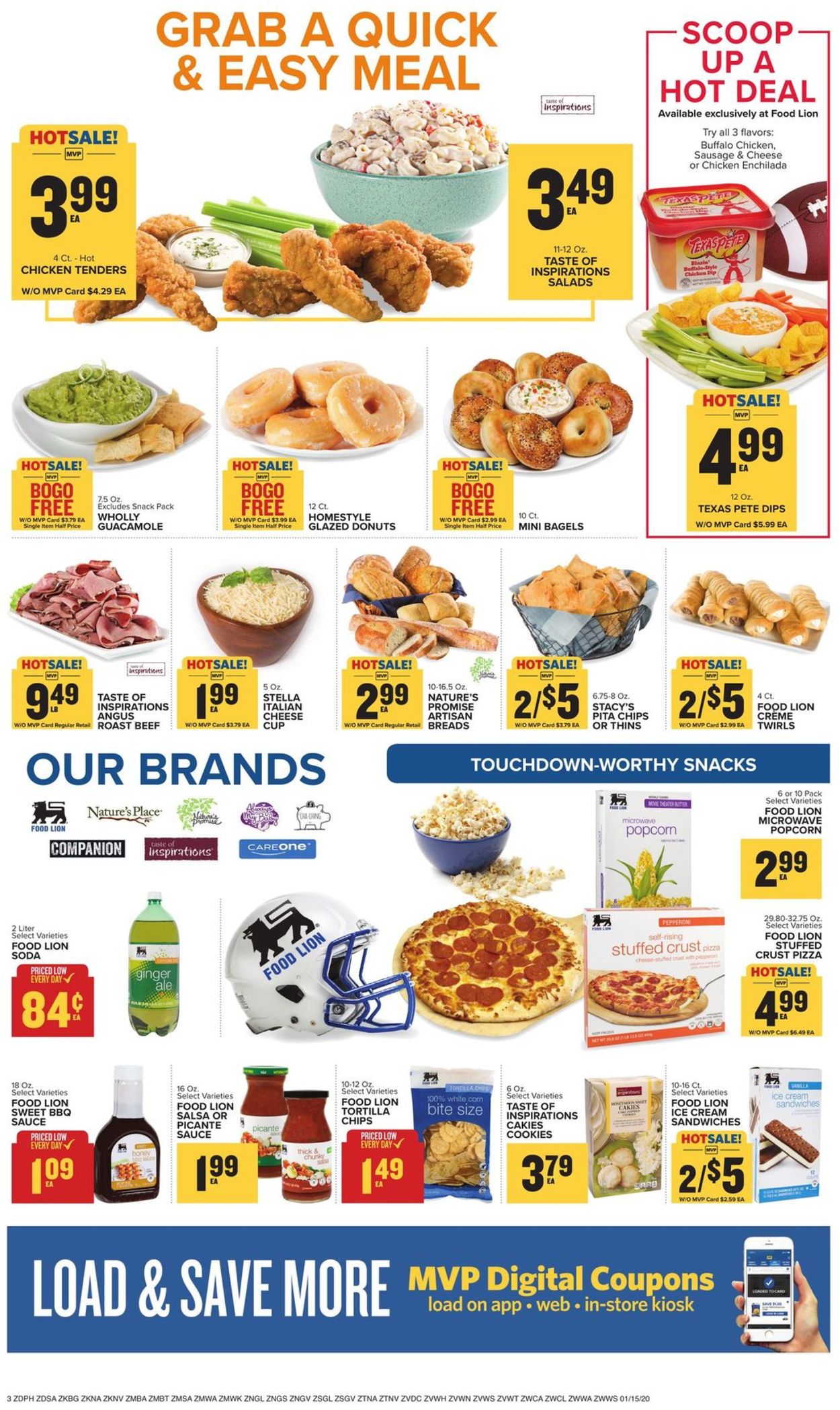 Food Lion Weekly Ad Circular - valid 01/15-01/21/2020 (Page 3)