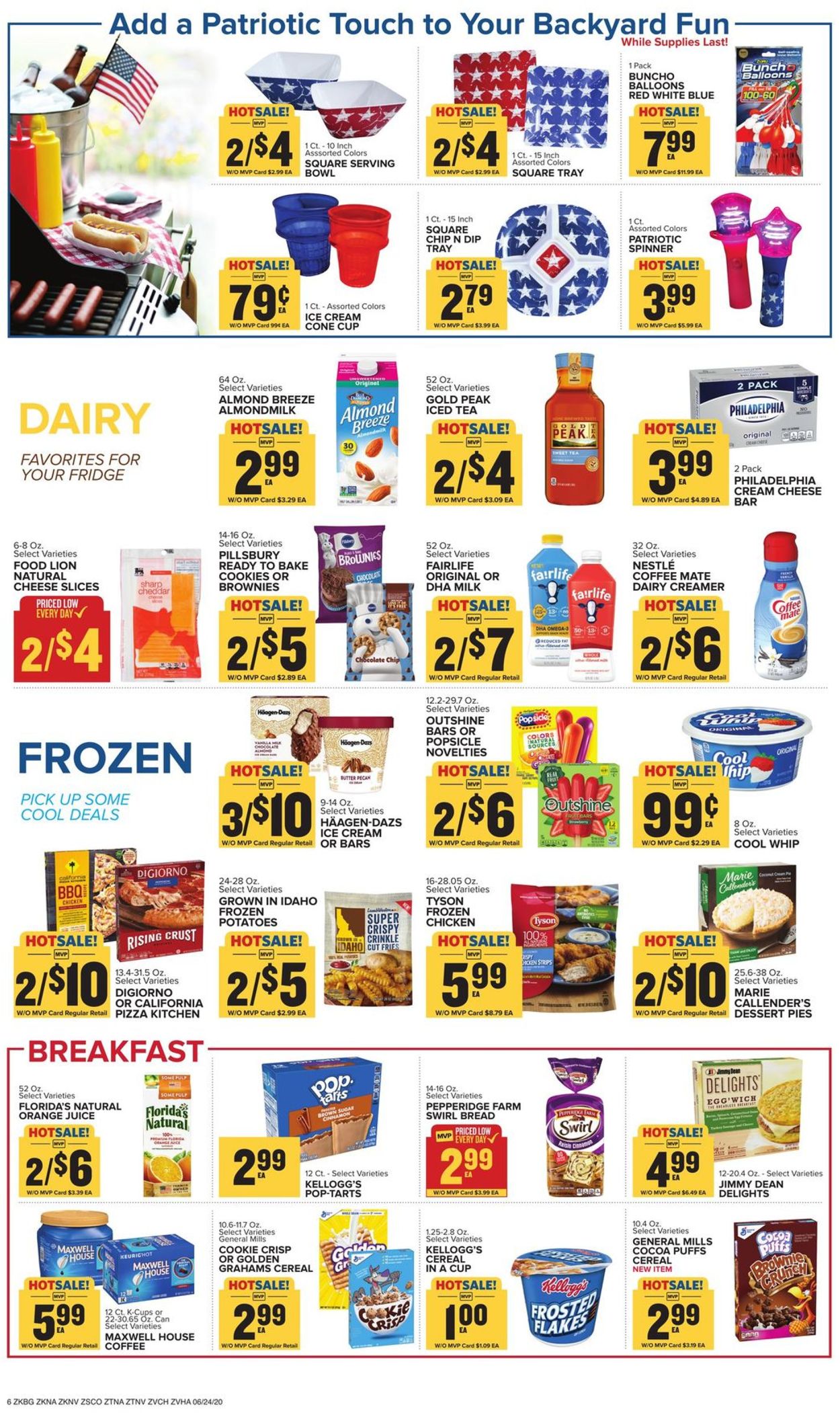Food Lion Weekly Ad Circular - valid 06/24-06/30/2020 (Page 8)
