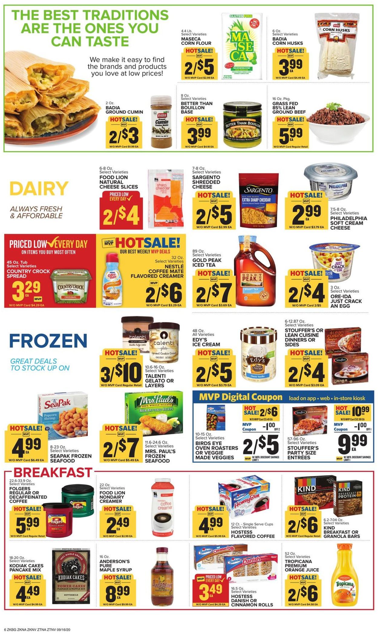 Food Lion Weekly Ad Circular - valid 09/16-09/22/2020 (Page 9)