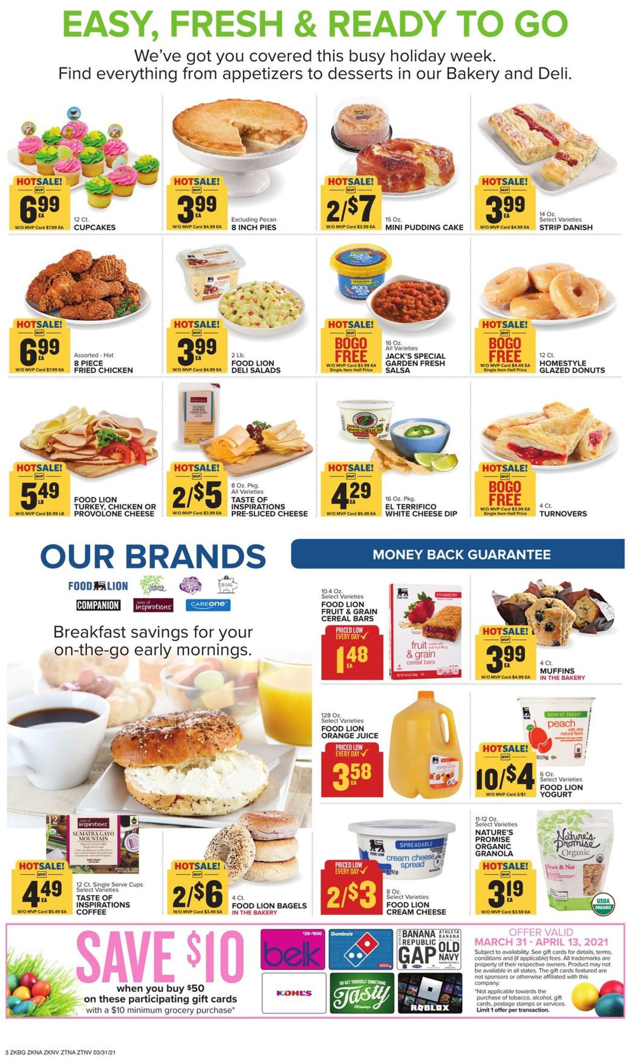 Food Lion Easter 2021 ad Weekly Ad Circular - valid 03/31-04/06/2021 (Page 4)
