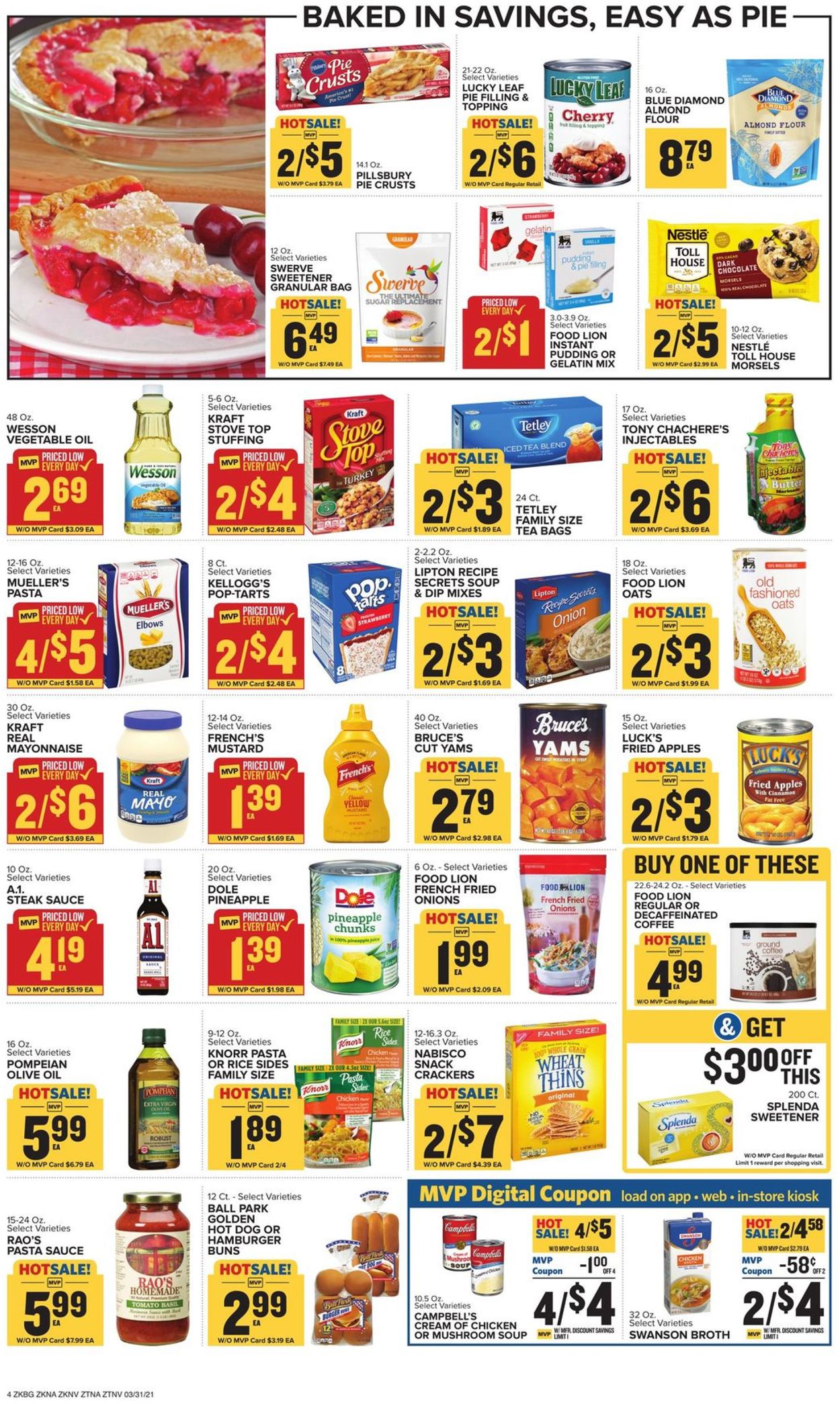 Food Lion Easter 2021 ad Weekly Ad Circular - valid 03/31-04/06/2021 (Page 6)