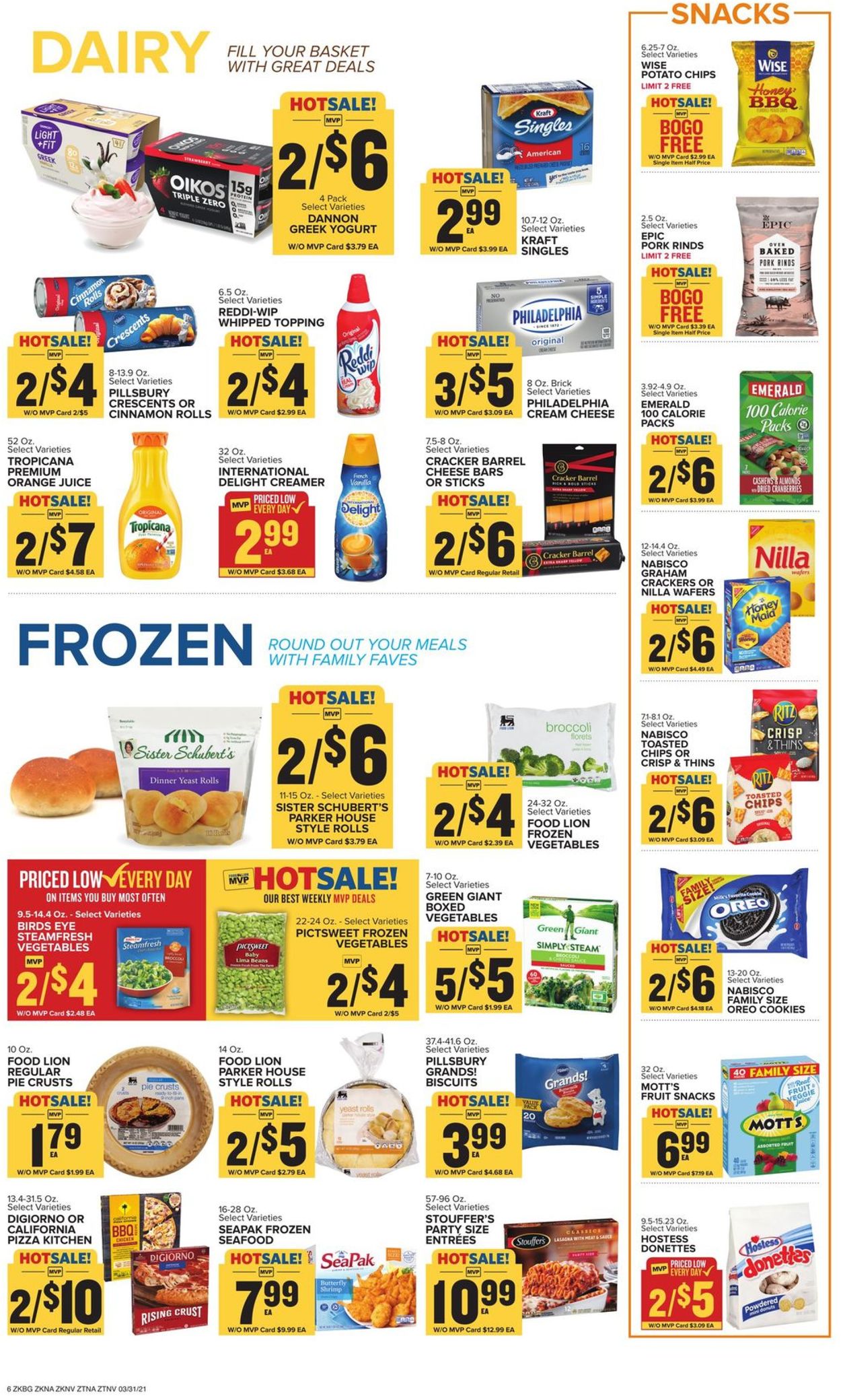 Food Lion Easter 2021 ad Weekly Ad Circular - valid 03/31-04/06/2021 (Page 9)