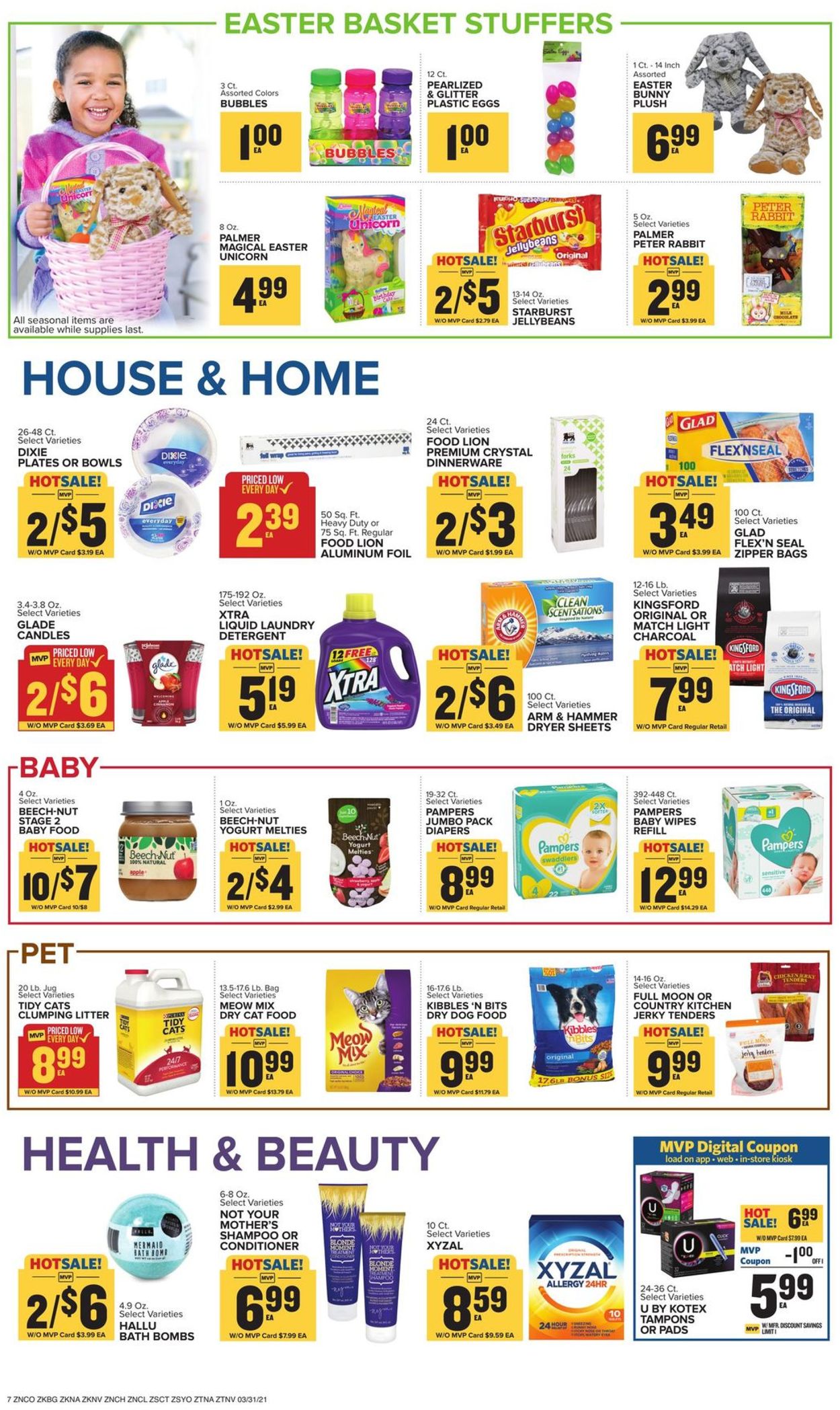 Food Lion Easter 2021 ad Weekly Ad Circular - valid 03/31-04/06/2021 (Page 10)