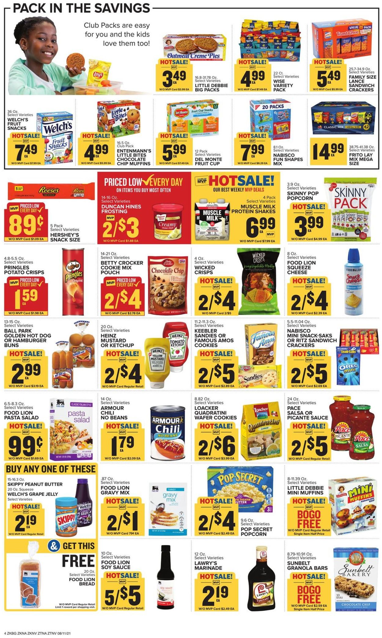 Food Lion Weekly Ad Circular - valid 08/11-08/17/2021 (Page 6)