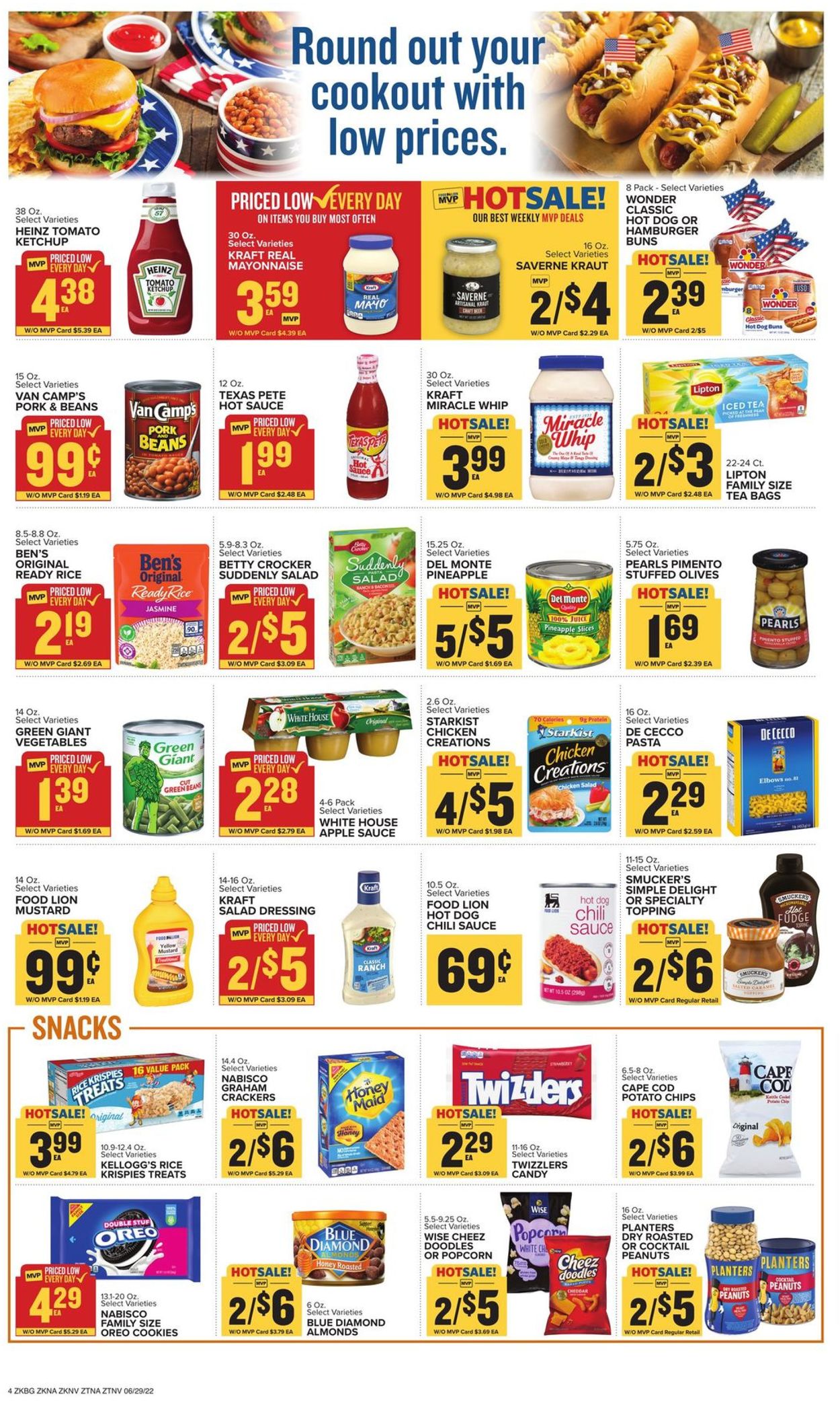 Food Lion - 4th of July Sale Weekly Ad Circular - valid 06/29-07/05/2022 (Page 6)