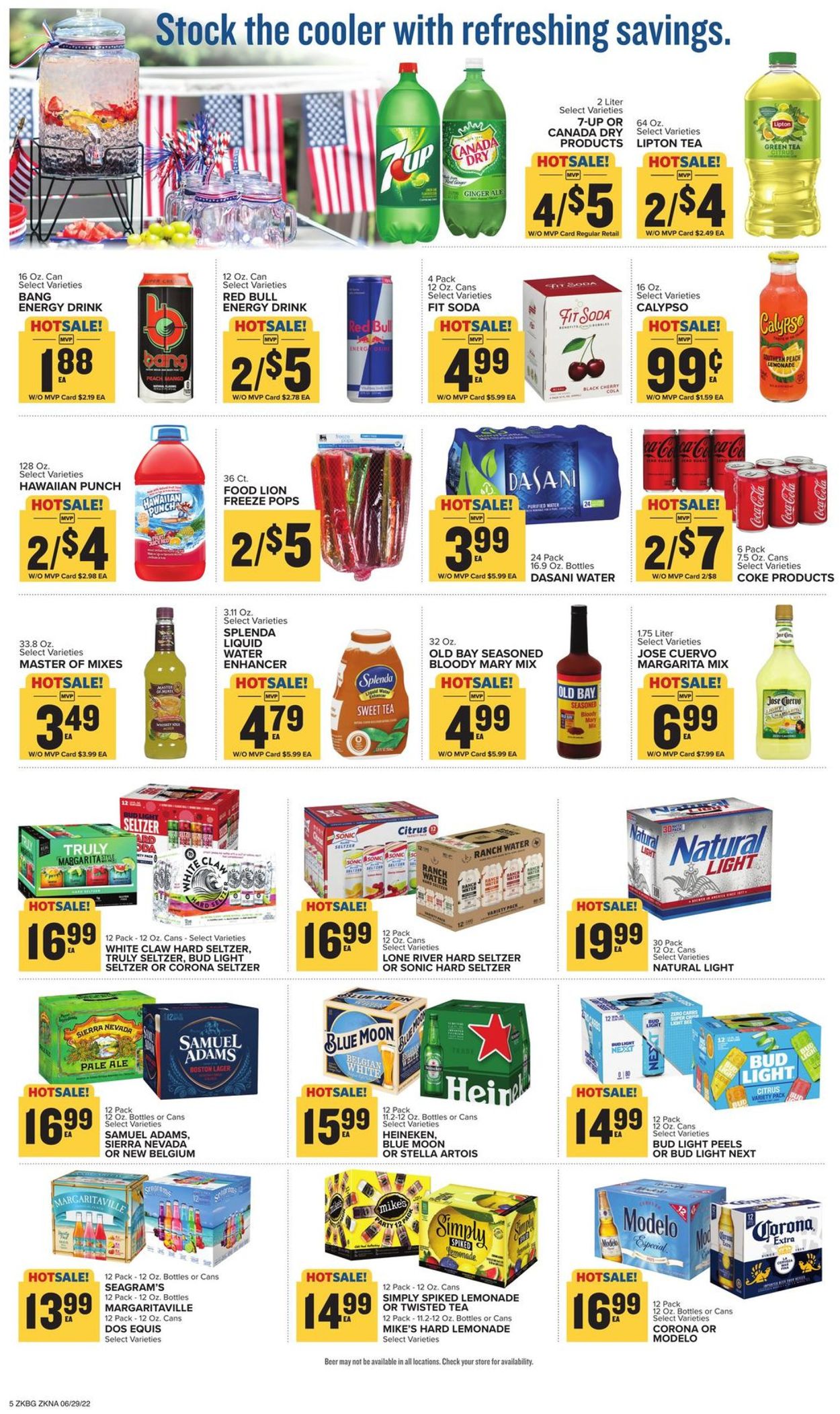 Food Lion - 4th of July Sale Weekly Ad Circular - valid 06/29-07/05/2022 (Page 7)